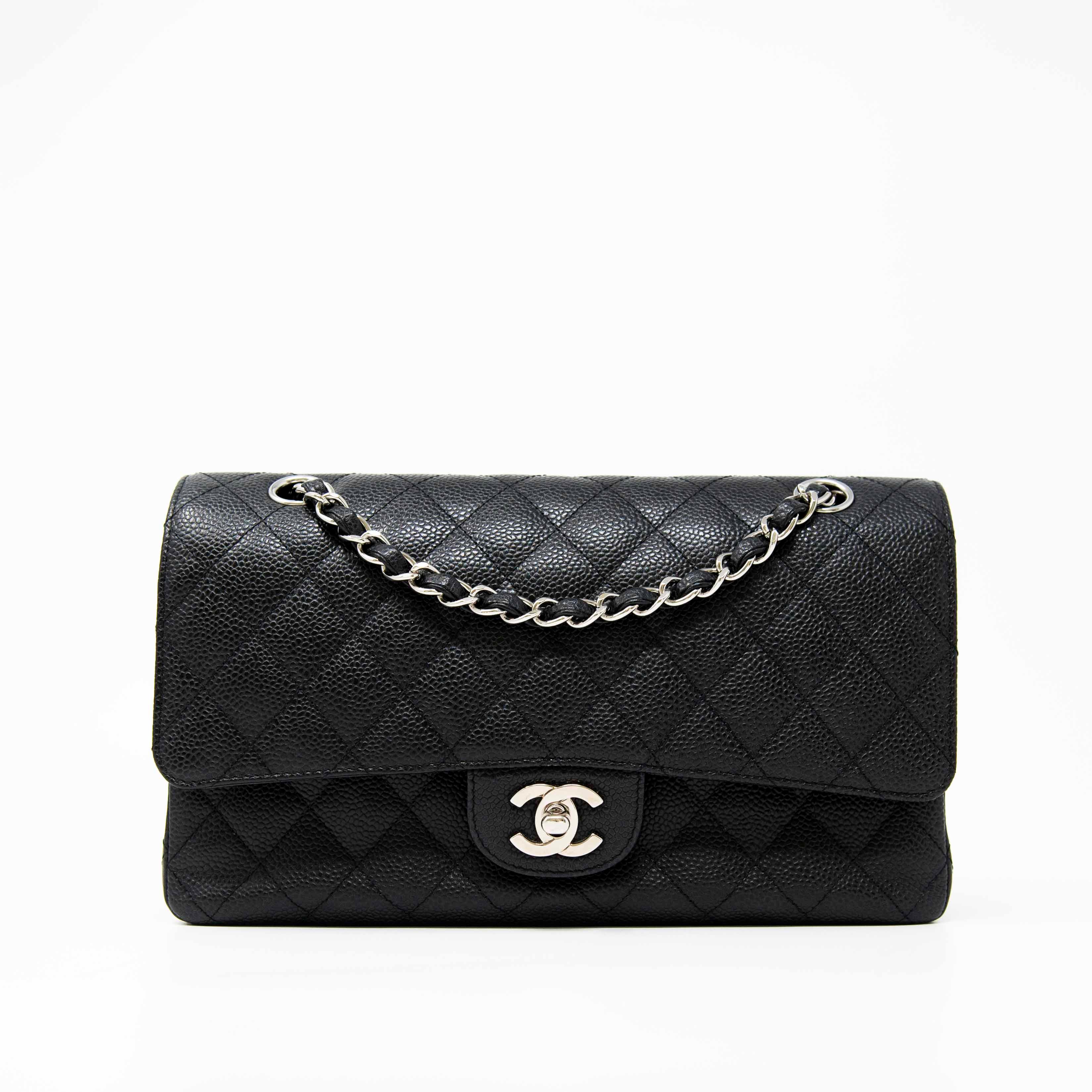 Chanel Black Medium Classic Flap Bag - Timeless Luxury Handbag for Women | Perfect for Work, Evening Events & Everyday Use