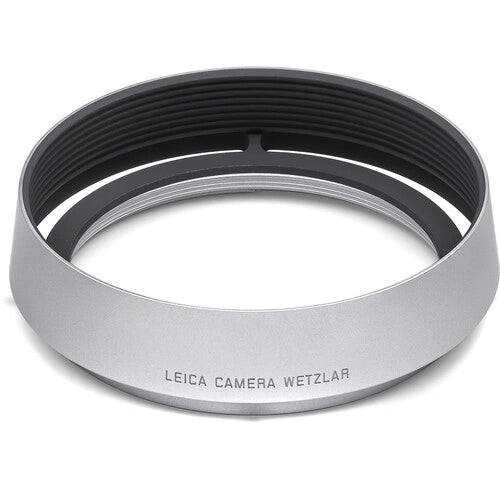 Original Leica Round Lens Hood Q - Aluminum Silver for M Mount Cameras - Perfect for Outdoor Photography & Travel