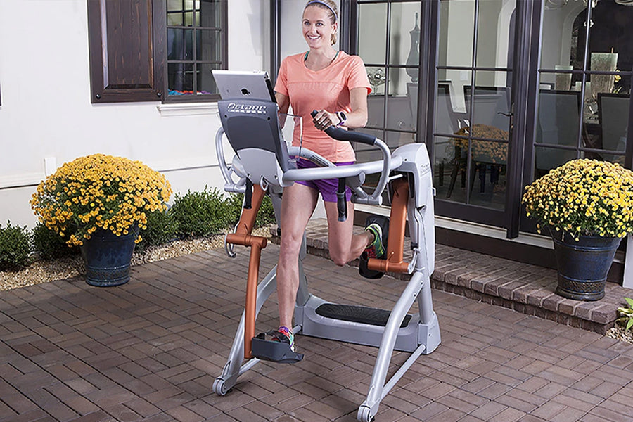 Octane Fitness ZR7 Zero Runner - Low Impact Cardio Machine for Home Gym, Jogging & Running - Perfect for Knee-Friendly Workouts & Rehabilitation Training