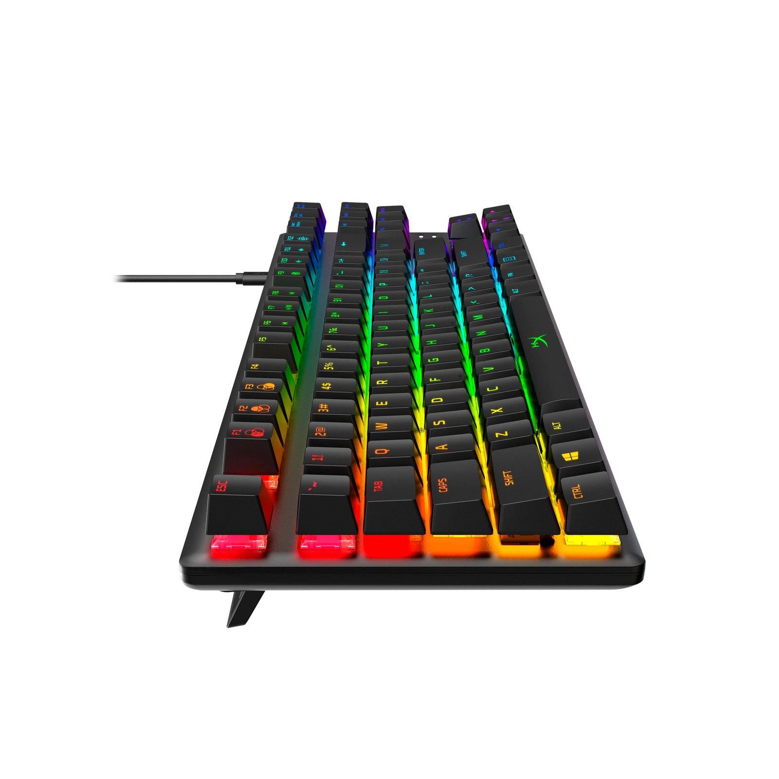 HyperX Alloy Origins Core 87-Key Mechanical Gaming Keyboard - RGB Backlit, Aircraft-Grade Aluminum Frame, HyperX Red Switches - Perfect for PC Gaming, Esports & Office Work