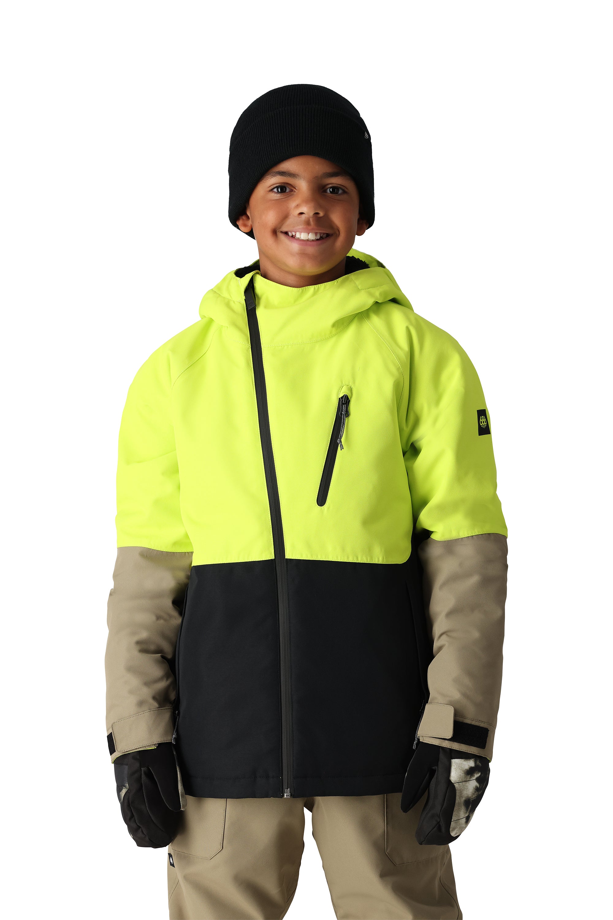 686 Boys' Hydra Insulated Jacket 2025 - Waterproof Winter Coat for Kids | Warm Snow Jacket for Boys Outdoor Activities, Skiing & Snowboarding