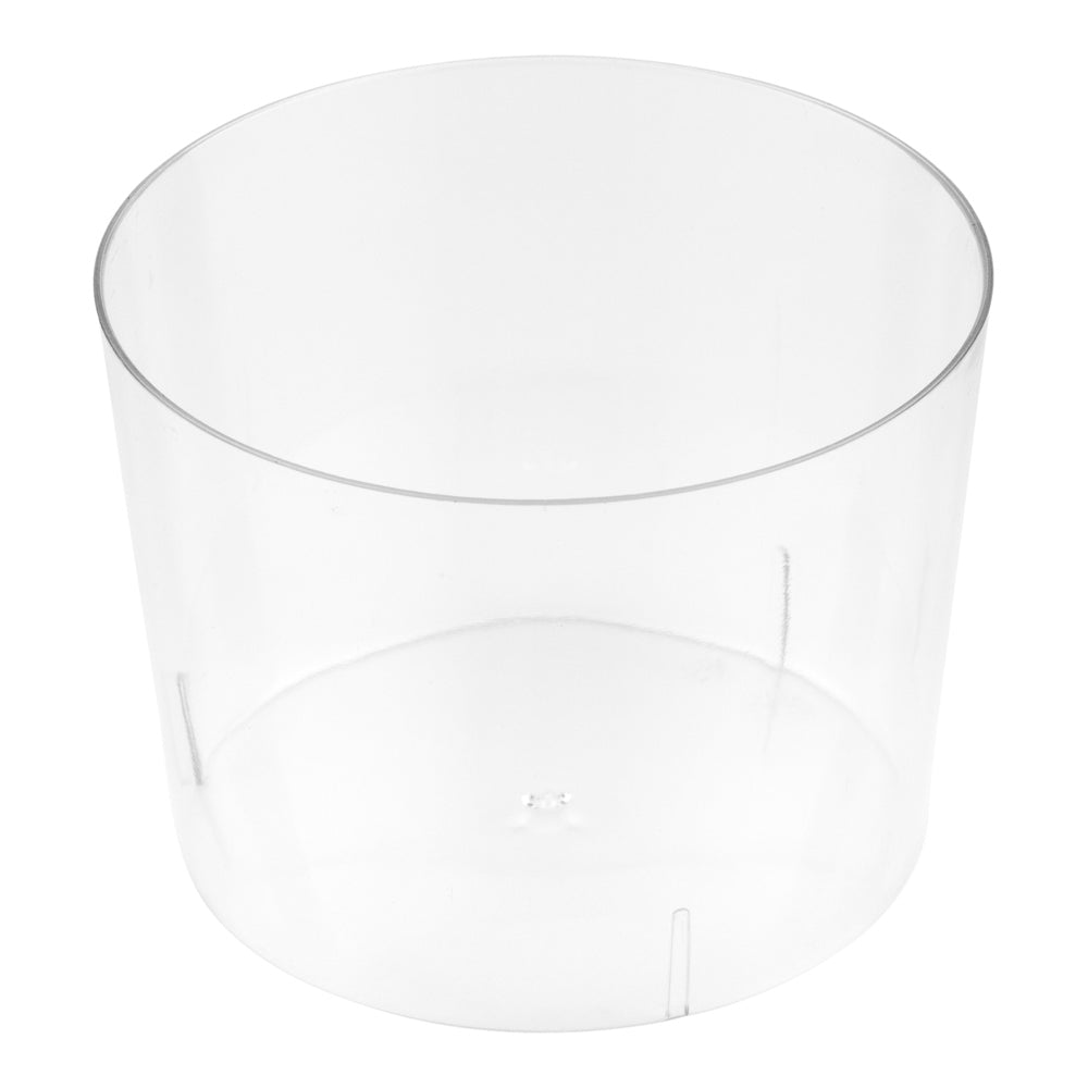 6 oz Clear Plastic Cylindrical Cups - 2.25