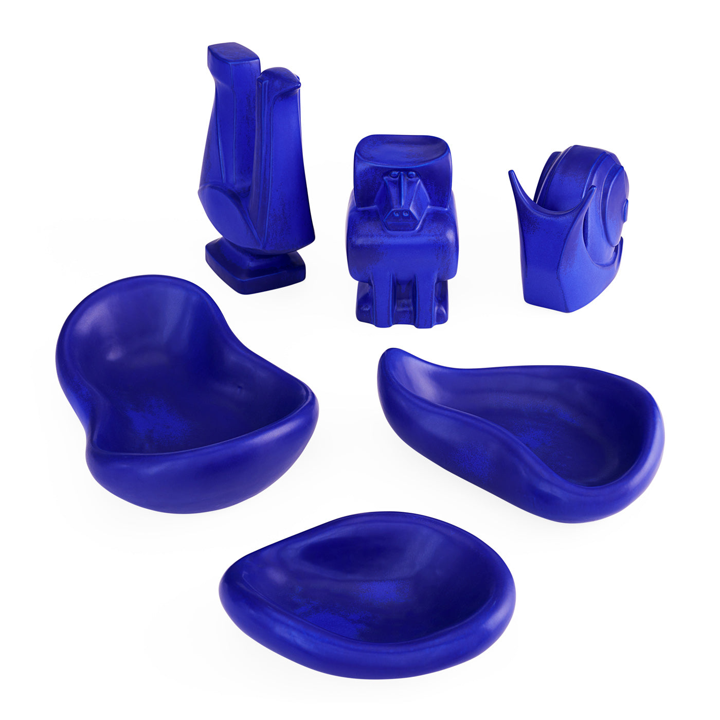 Premium Cobalt Blue Glass Bowl - Elegant Serving Bowl for Salads, Fruits, Desserts & Party Dishes - Perfect for Entertaining & Home Decor