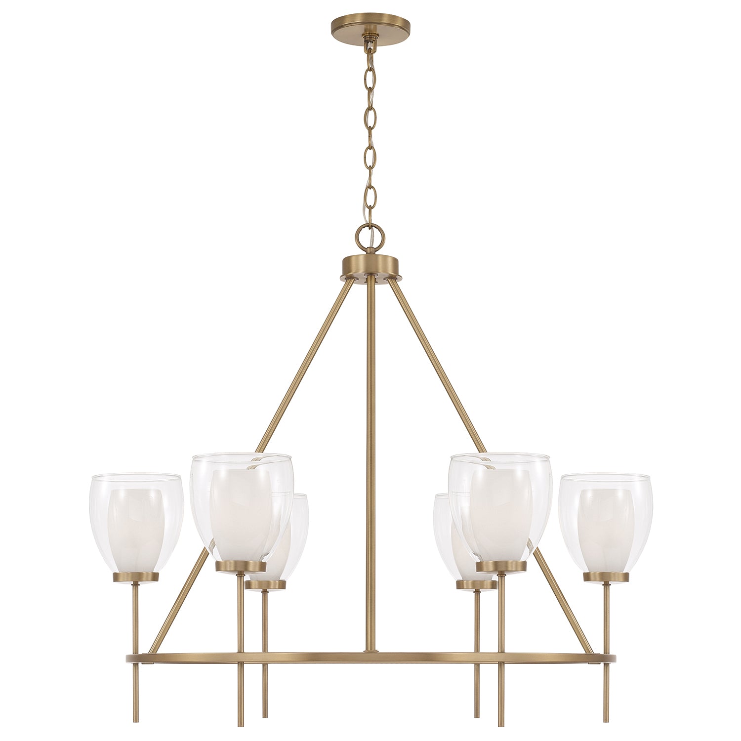 Elegant Anderson Crystal Chandelier - Modern Ceiling Light Fixture for Dining Room, Living Room, and Bedroom Decor | Energy Efficient LED Lighting for Home & Office