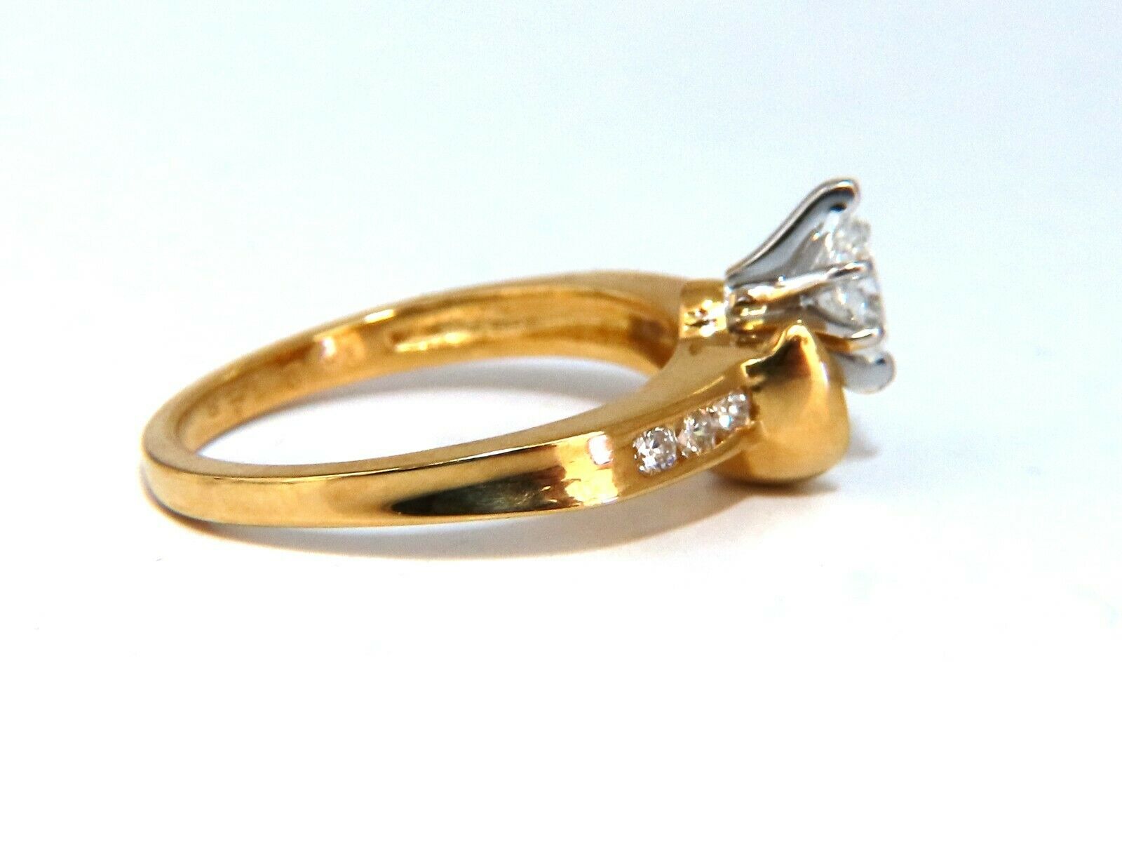 0.30ct Natural Marquise Cut Diamond Ring in 14K Gold - Elegant Engagement & Wedding Jewelry for Women