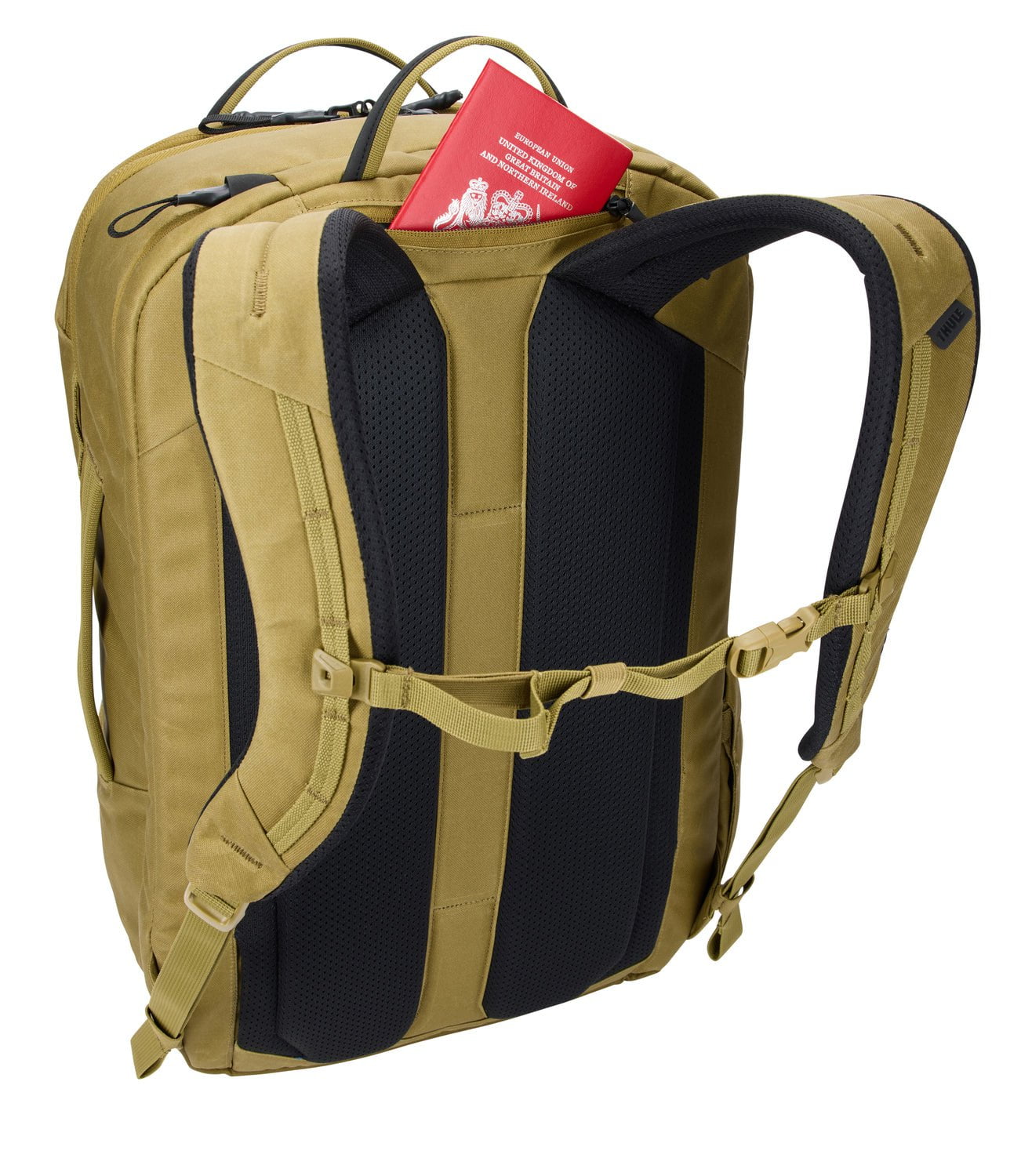 Thule Aion 40L Travel Backpack - Waterproof Hiking Backpack for Men & Women, Nutria Brown - Perfect for Camping, Air Travel & Outdoor Adventures