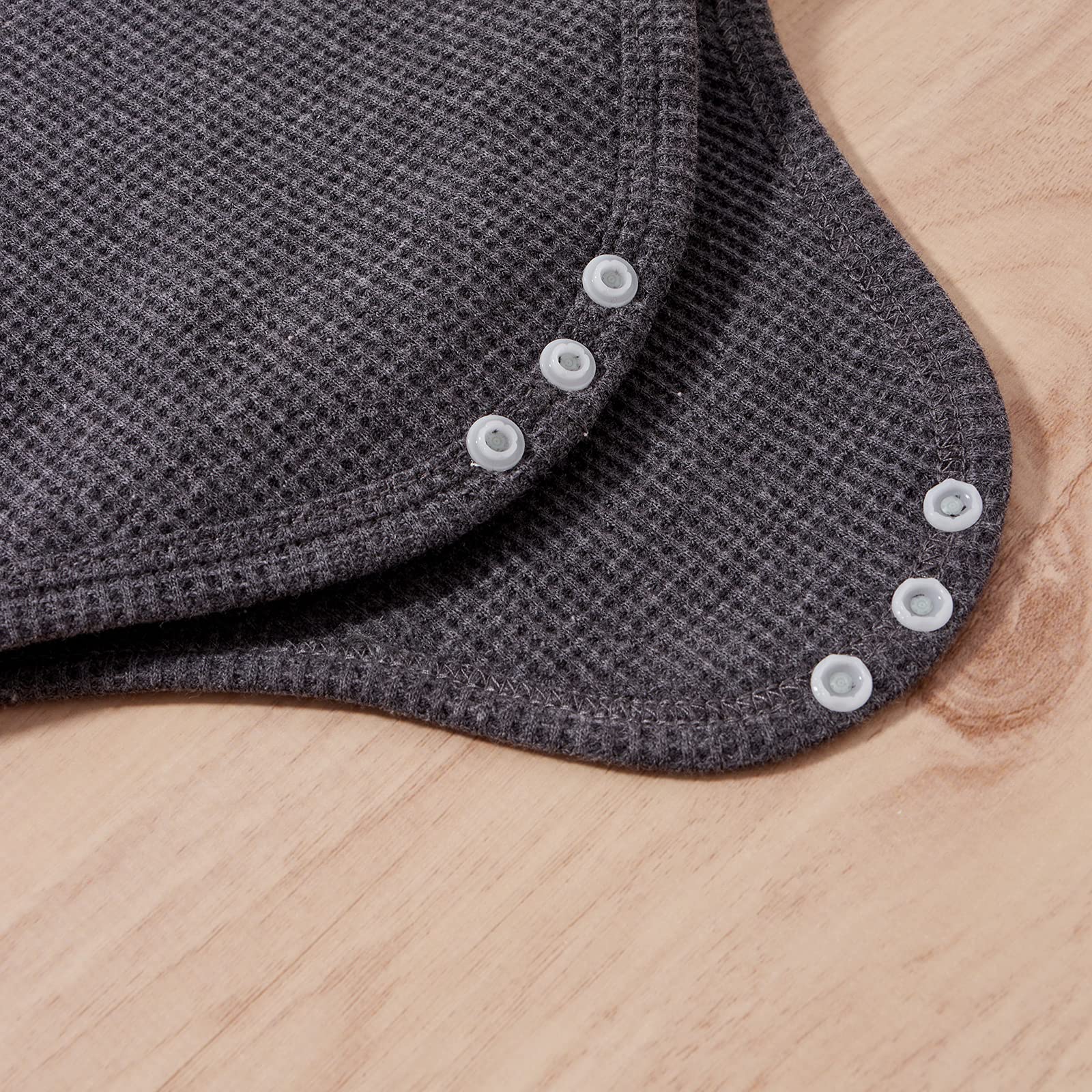 Fall Winter Newborn Baby Clothes Set - Unisex Infant Waffle Knit Outfit with Long Sleeve Top & Pants - Soft & Warm for Boys & Girls - Perfect for Family Outings & Photo Shoots