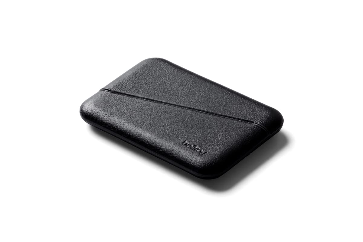 Bellroy Flip Case Second Edition - Slim RFID Blocking Card Holder & Hardshell Wallet for Men & Women - Perfect for Travel, Business & Everyday Use - Black