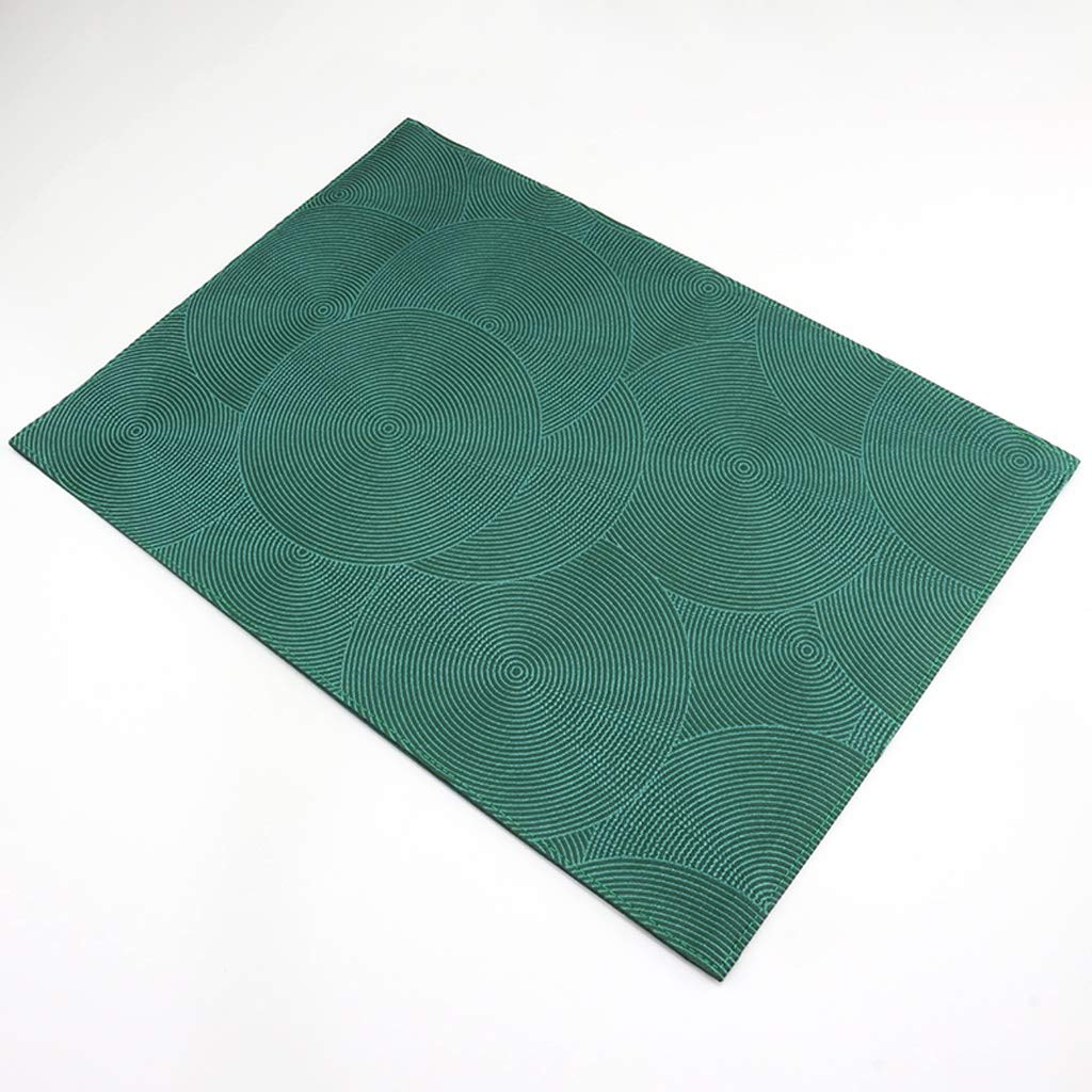 Premium Heat-Resistant Non-Slip Placemats Set of 8 - European Fabric Table Mats for Kitchen & Dining - Easy to Clean & Durable - Perfect for Family Meals, Dinner Parties & Holiday Gatherings (Color: A)