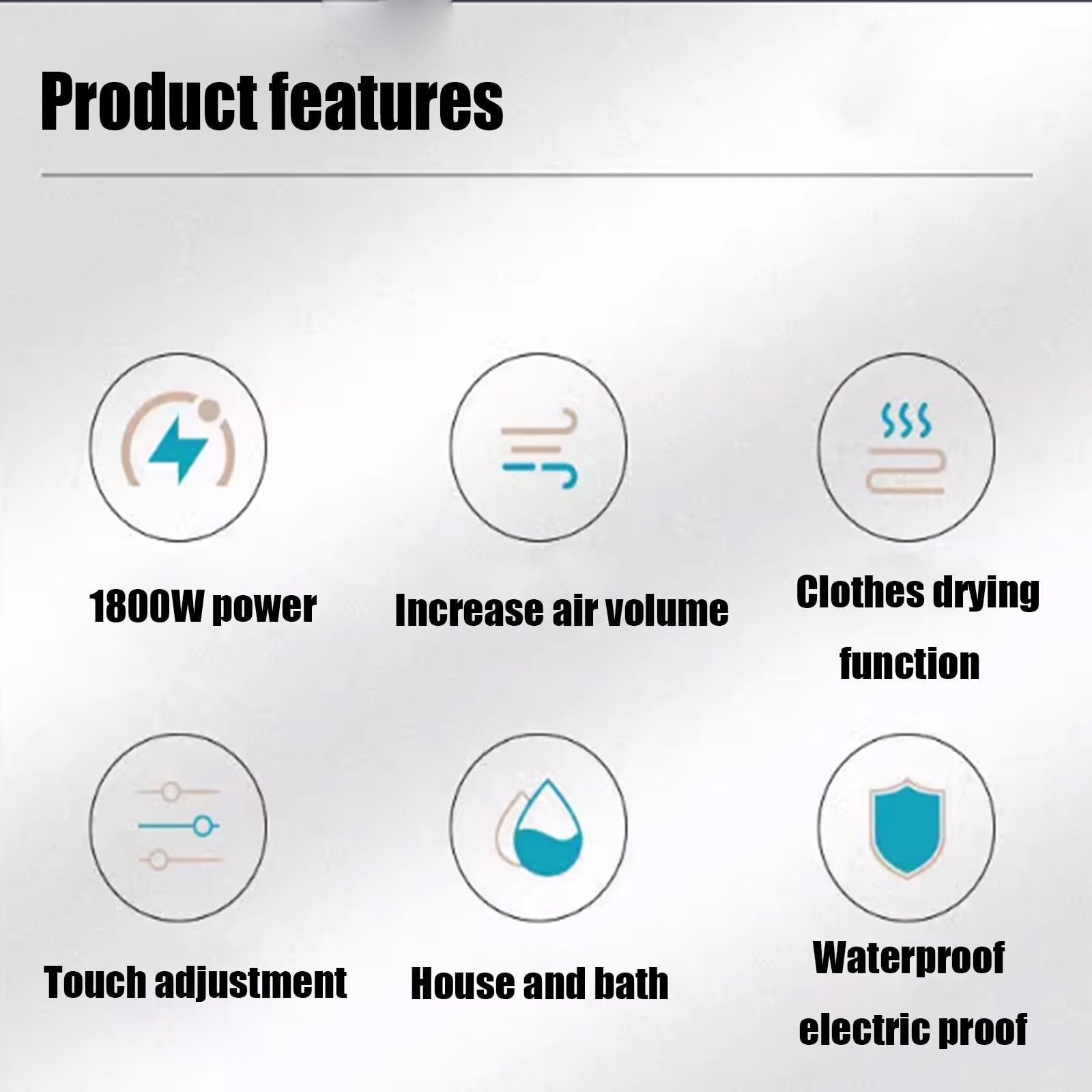 Temprair Portable Air Conditioner - 8000 BTU Wall Mounted Cooling & Heating Unit with 8-Hour Smart Timer | Perfect for Bedrooms, Home Offices & Small Spaces