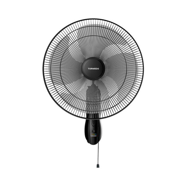 18 Inch TORNADO Wall Mount Fan with 4 Blades - High Velocity Air Circulation for Home, Office, and Garage (Black, Model TWF 18) - Perfect for Cooling Large Spaces and Improving Airflow