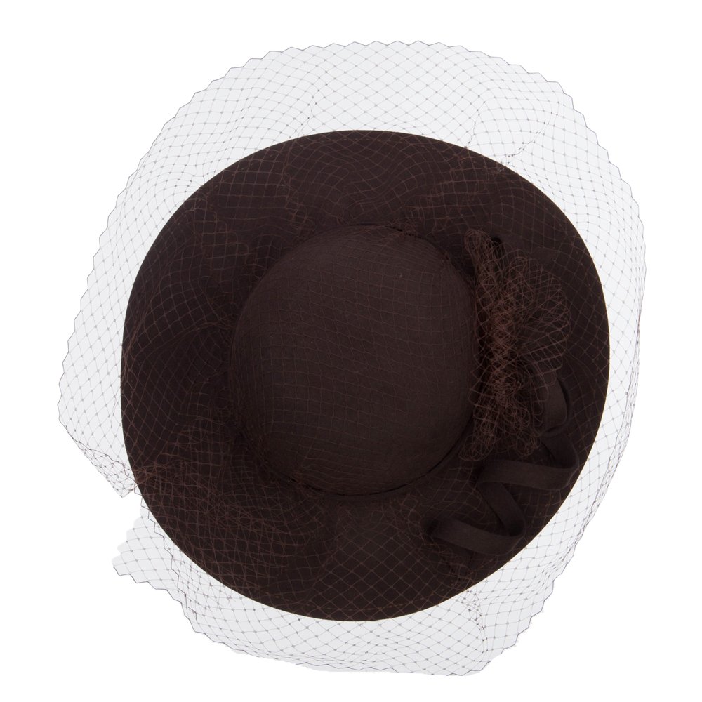 Wool Floppy Hat with Net - Stylish Sun Protection for Outdoor