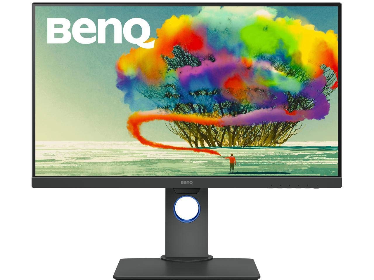 BenQ DesignVue PD2705Q 27-inch QHD 2560x1440 IPS Monitor - 2K Resolution, 5ms Response Time, 60Hz Refresh Rate with HDMI/DisplayPort/USB-C, Built-in Speakers & Anti-Glare Screen - Perfect for Graphic Design, Video Editing & Professional Creative Work