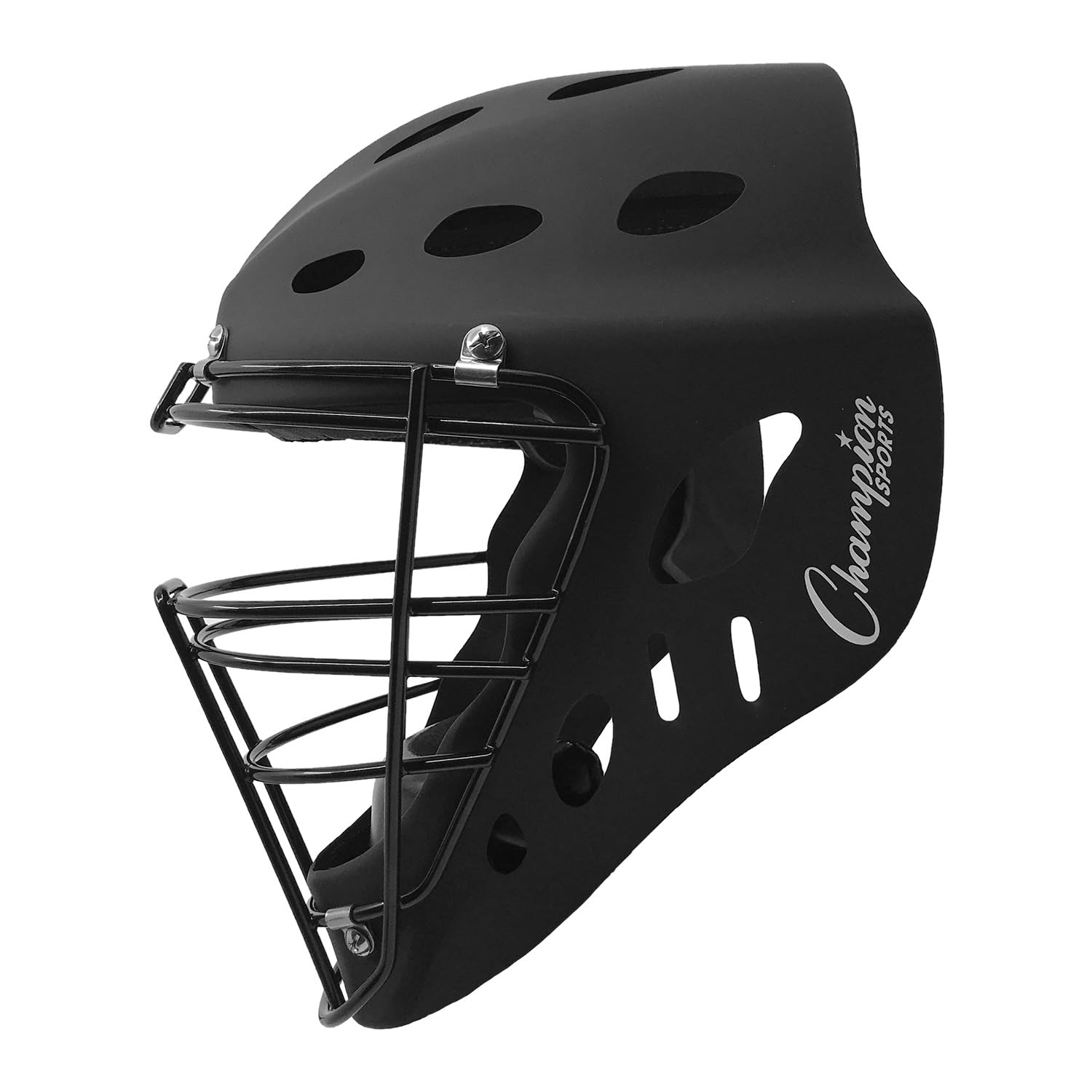 Champion Sports Hockey Style Catcher's Helmet Mask - Baseball & Softball Protective Gear for Catchers - Perfect for Youth & Adult Games, Practices & Training Sessions