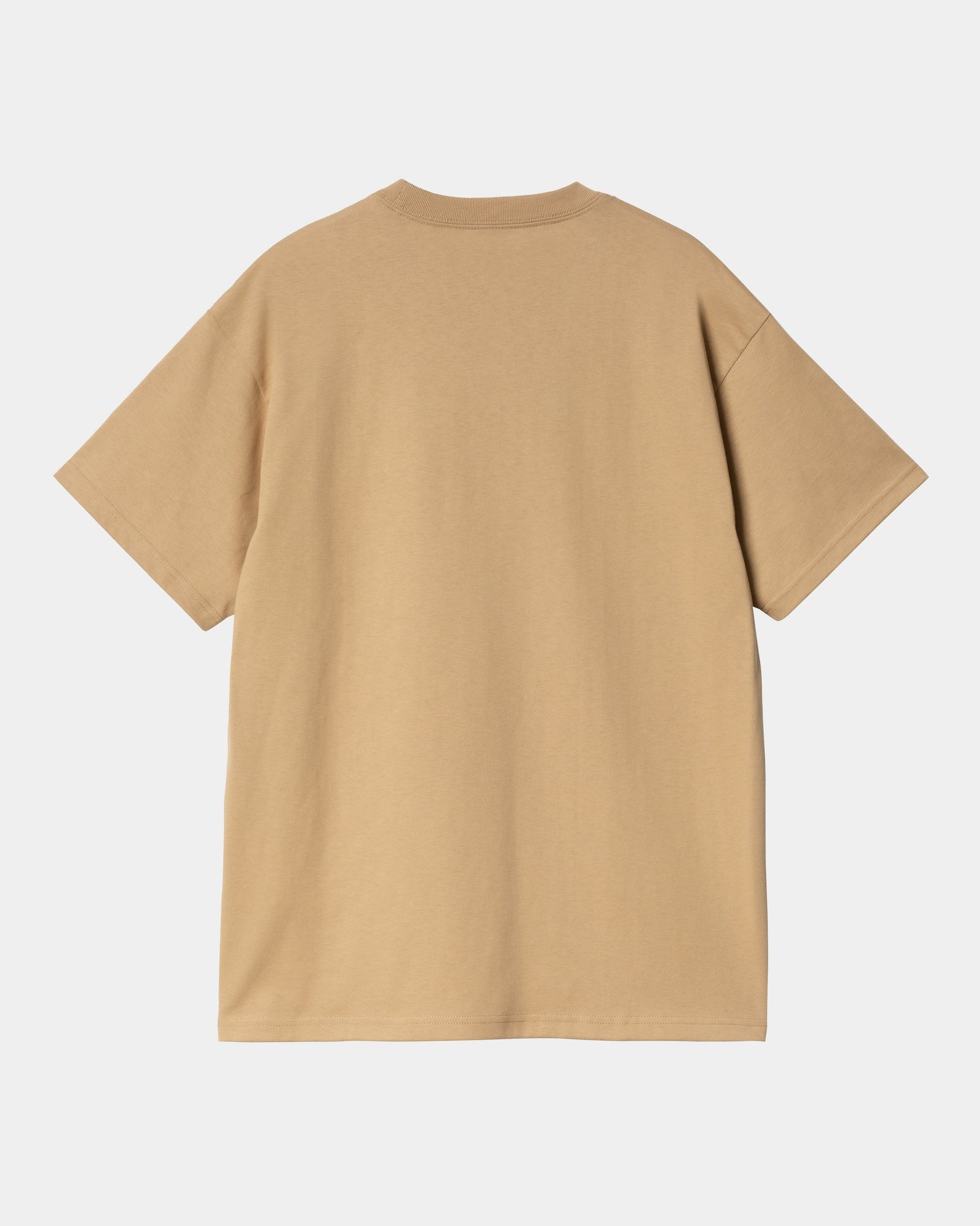 Fragments Pocket T-Shirt for Men - Dusty Hamilton Brown & Black | Casual Streetwear, Everyday Comfort, Layering Essential