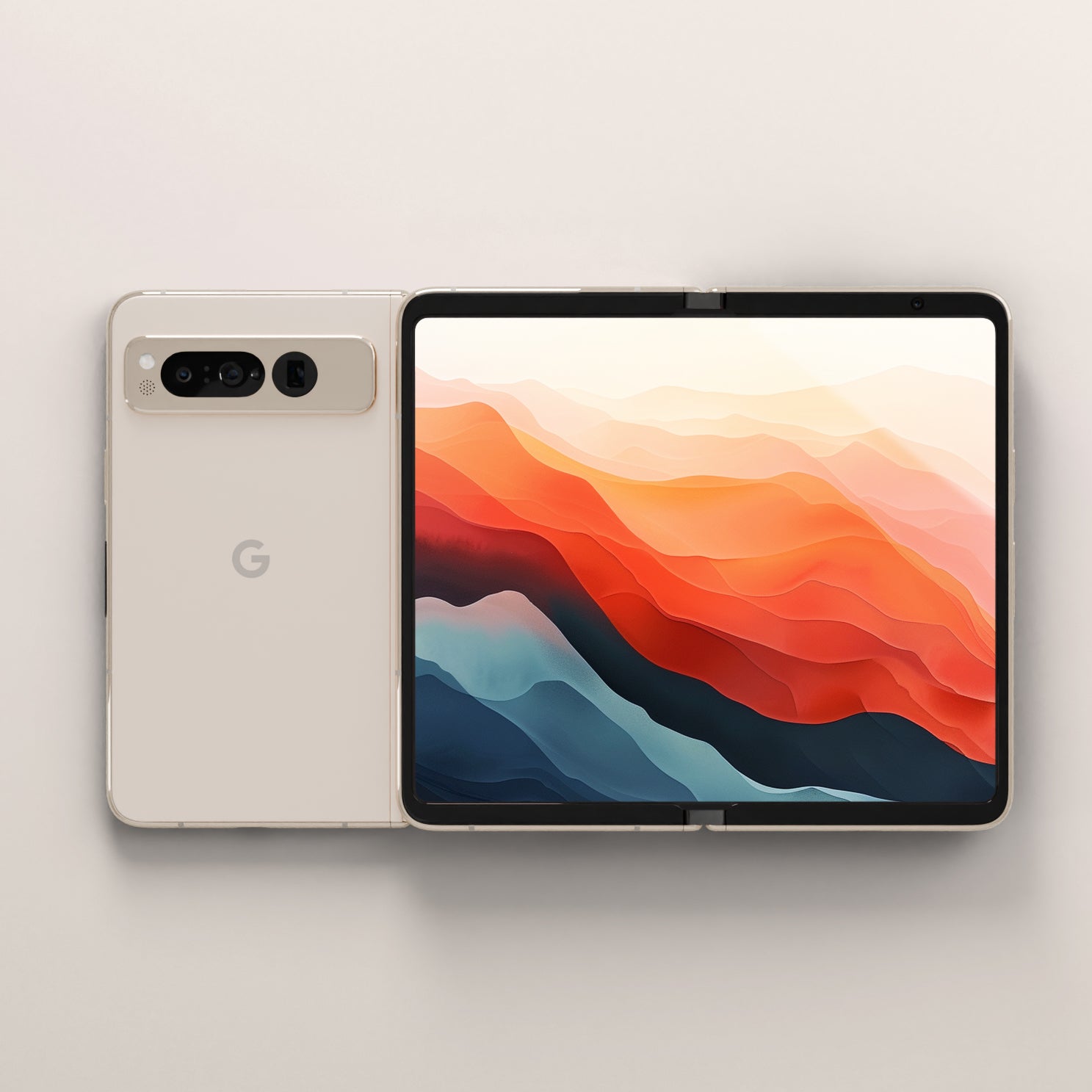 Google Pixel Fold 256GB Unlocked Smartphone (AT&T Compatible) - Premium Foldable Phone for Work, Travel & Entertainment