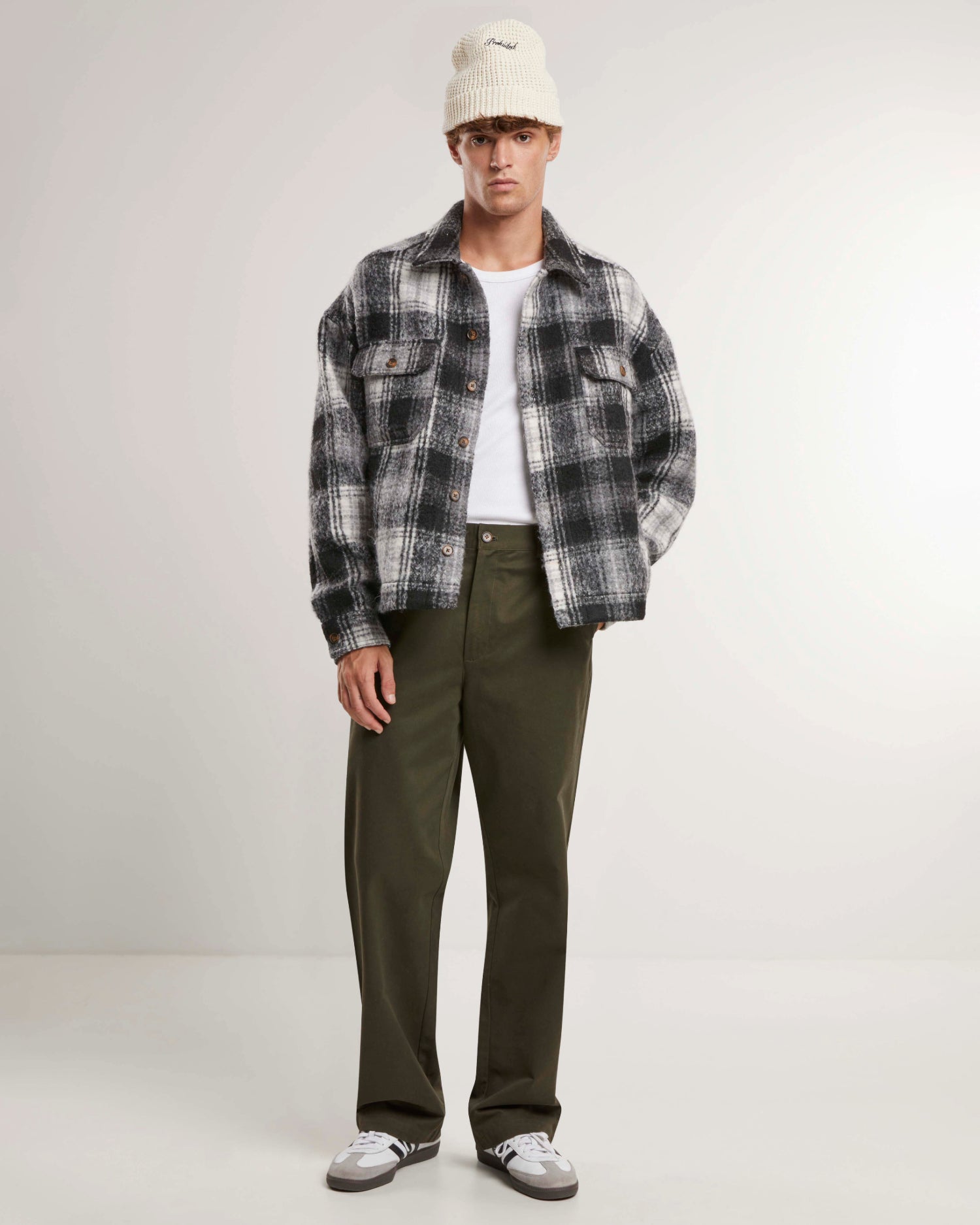 Men's Chelsea Flannel Jacket - Soft Plaid Shirt Jacket for Fall & Winter - Black - Cozy Layered Outfit for Casual Wear, Outdoor Adventures & Work