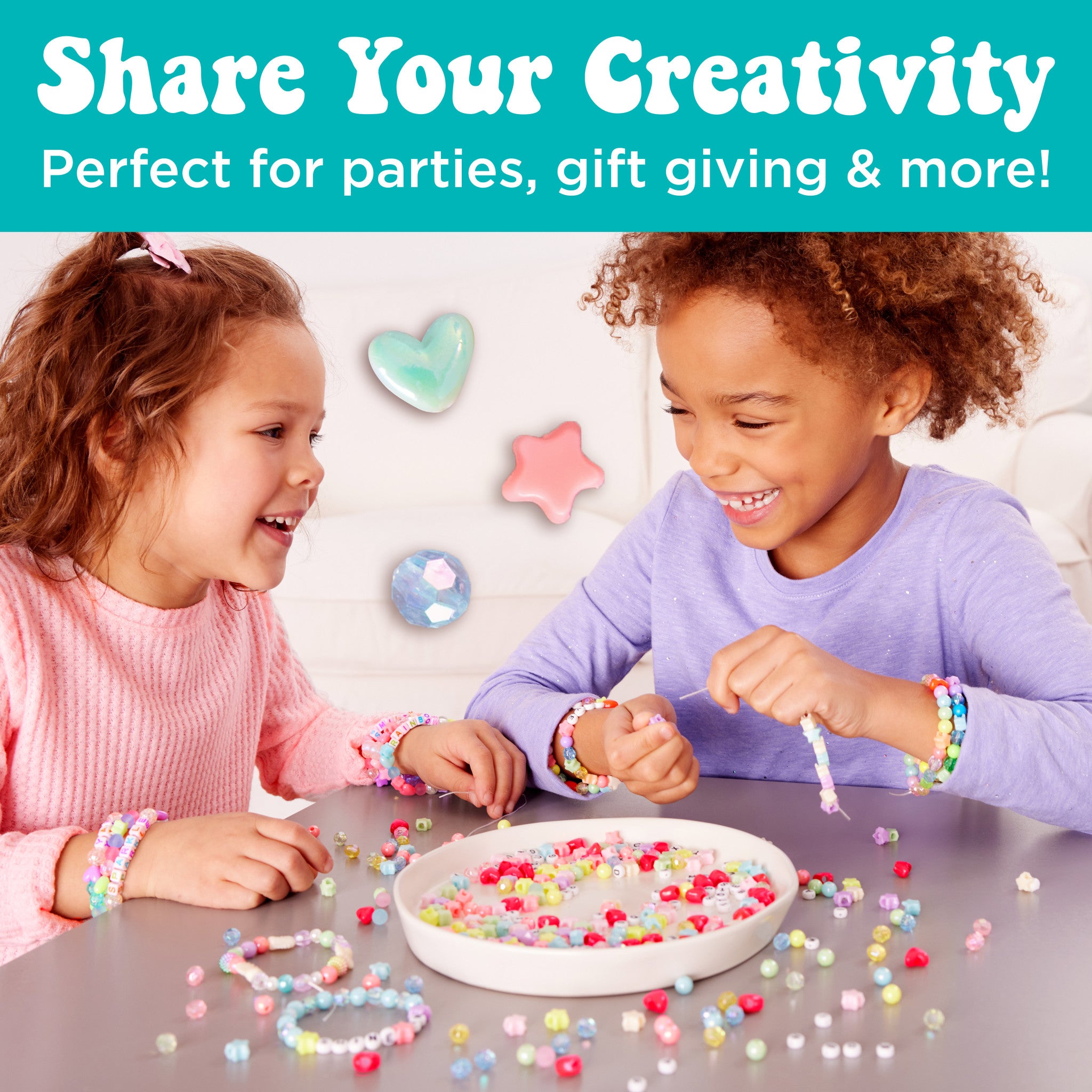 Unicorn Bead Jewelry Jar - DIY Craft Kit for Kids & Teens - Perfect for Birthday Gifts & Party Favors #6476000