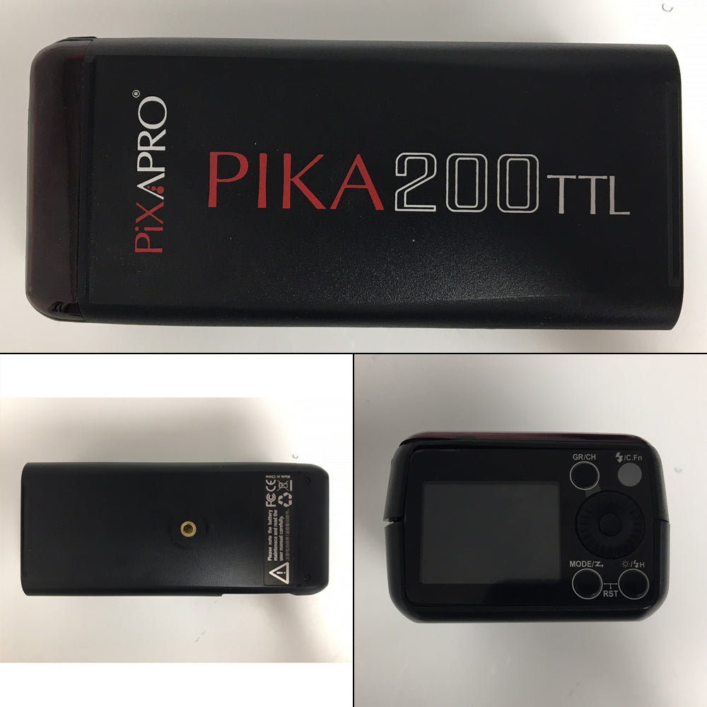 PIKA200 Portable Battery Powered TTL Mini Flash (Godox AD200) - Perfect for On-the-Go Photography & Studio Lighting | Ideal for Wedding, Portrait & Outdoor Shoots