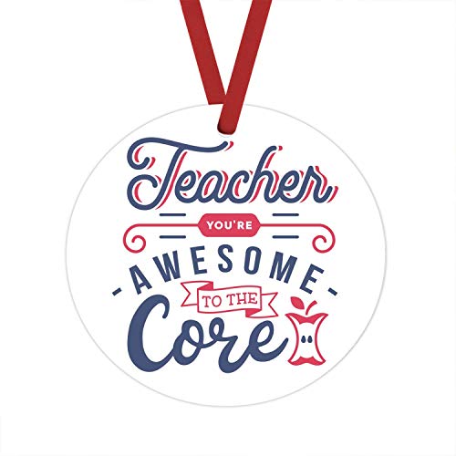 Core Teacher Ornament - Inspirational Classroom Decor for Educators, Perfect for Teacher Appreciation Gifts, Desk Decor, and School Themed Parties