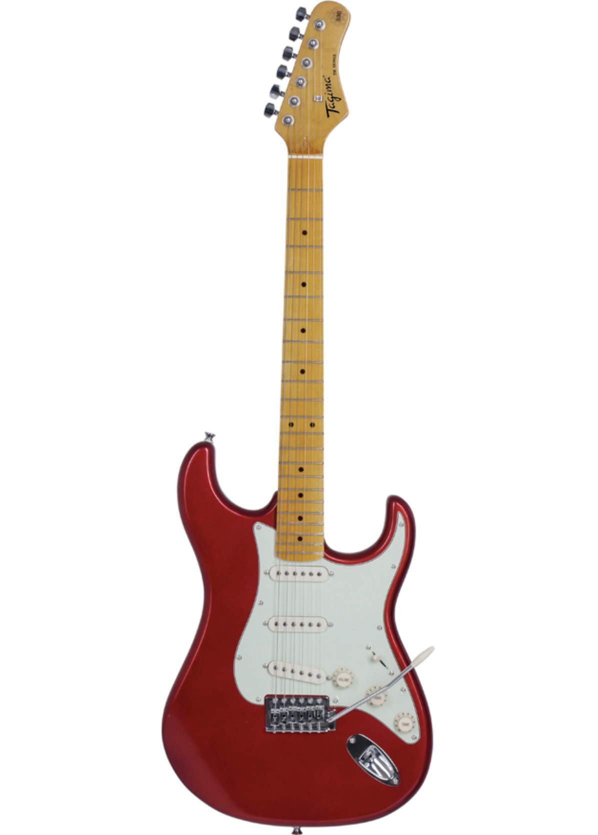 TG530MR Electric Guitar - Solid Body Metallic Red for Rock, Blues & Stage Performances | Professional Quality for Beginners & Musicians