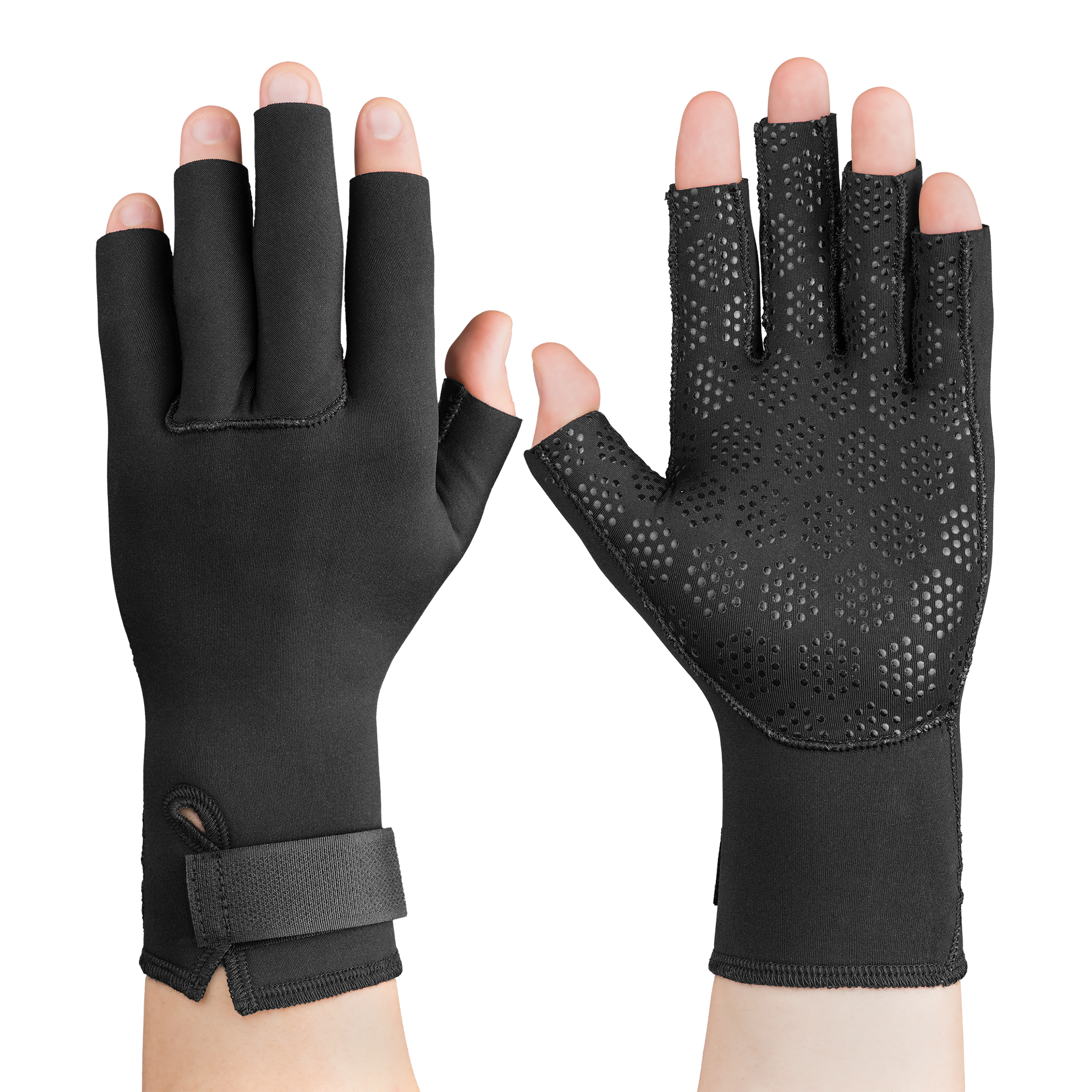 Swede O Thermal Arthritis Gloves for Women & Men - Pain Relief & Warmth - Copper Infused Fingerless Gloves for Hand Pain, Swelling & Circulation - Perfect for Typing, Knitting & Cold Weather Activities