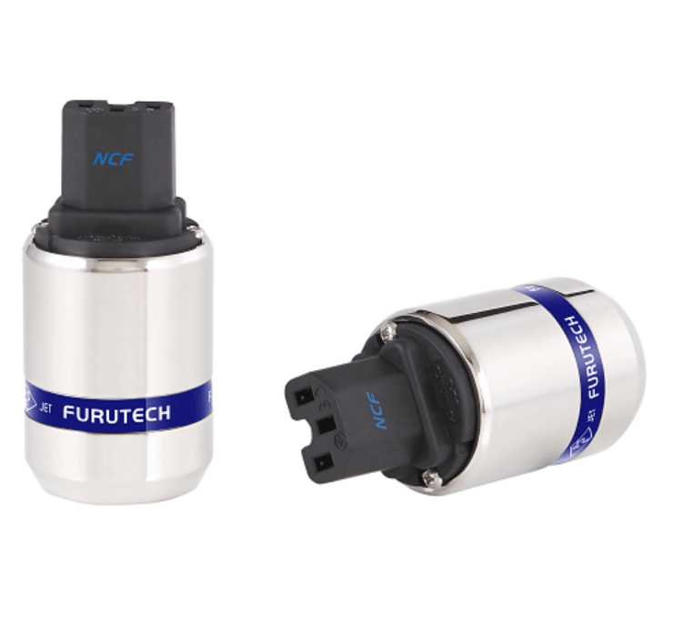 Furutech FI-48 NCF (R) Premium High-End IEC Power Connector for Audiophile Equipment - Perfect for Hi-Fi Systems, Home Theater & Professional Audio Setups