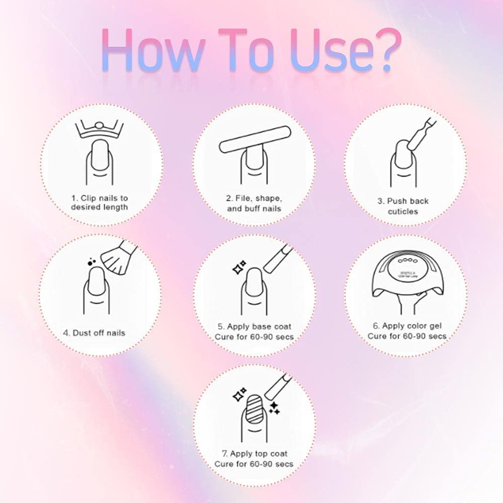 11 Colors Gel Nail Polish Kit with Base & Top Coat - Matte & Glossy Finish, Nail Art Stickers, Rhinestones & Manicure Tools | DIY Salon-Quality Nails at Home for Women & Teens | Perfect for Parties, Weddings & Special Occasions
