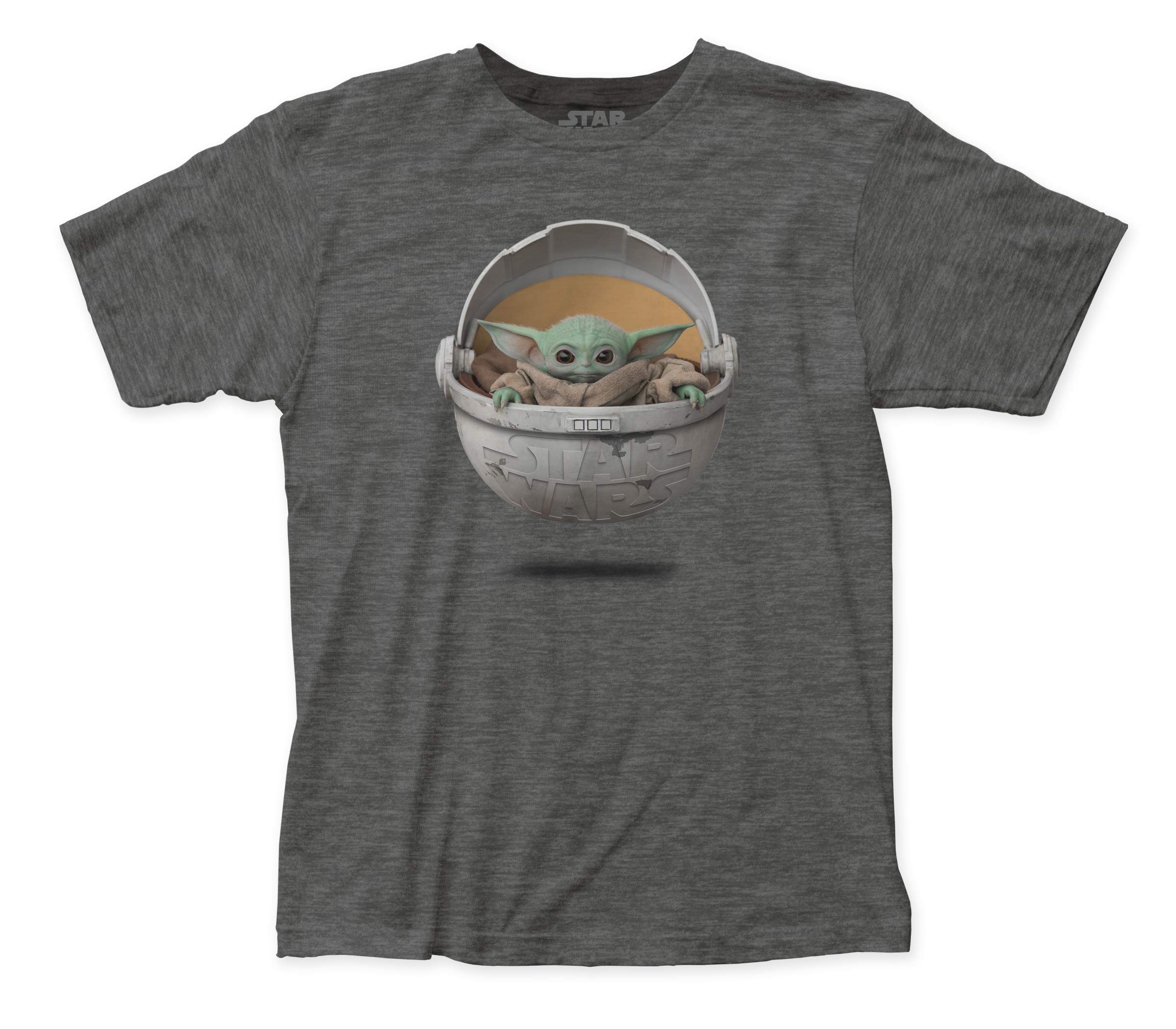 The Mandalorian Baby Yoda in Pod Fitted Jersey Tee - Star Wars Inspired Shirt for Fans & Cosplay | Perfect for Halloween, Comic Con & Gifts