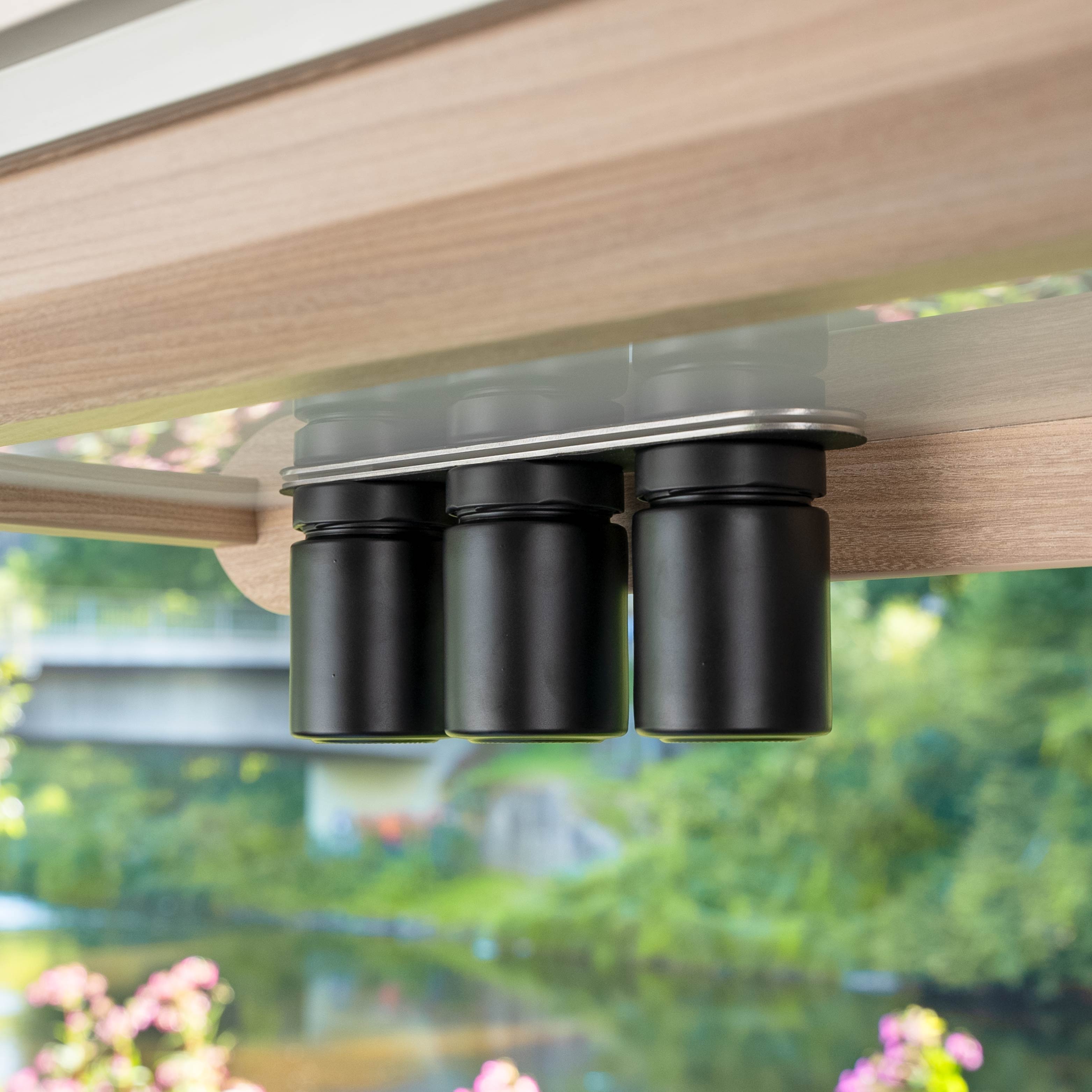 Premium ALL BLACK Magnetic Spice Jars 192ml with Black Strip - Ideal for Kitchen Organization & Spice Storage