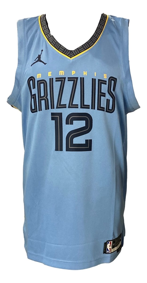 Authentic Ja Morant Signed Memphis Grizzlies Light Blue Nike Swingman Jersey - Limited Edition NBA Collectible - Perfect for Fans, Memorabilia Collectors & Sports Decor