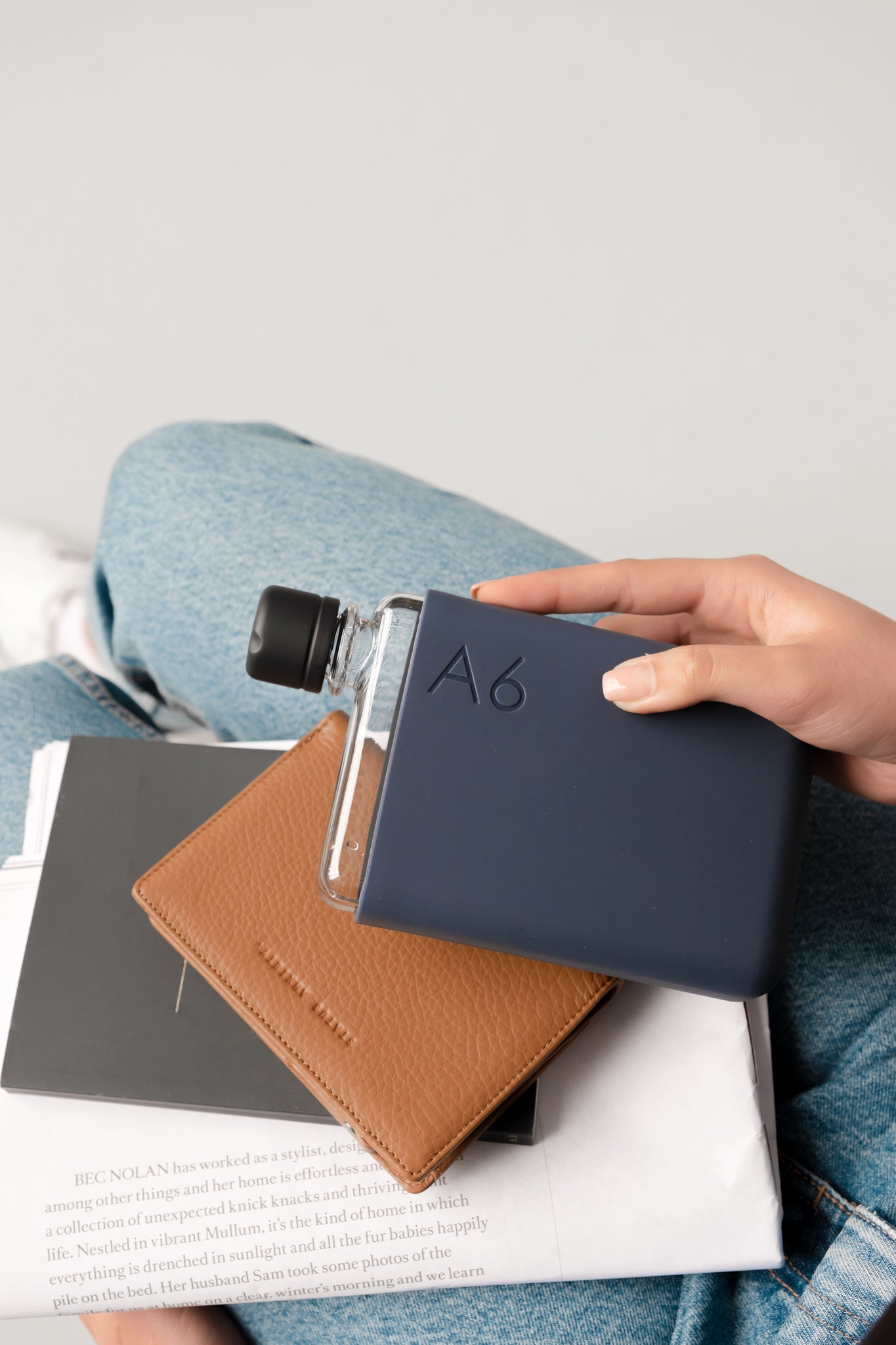Premium A6 Size Silicone Notebook Cover - Midnight Blue | Durable & Non-Slip Protection for Journals, Planners & Notebooks | Perfect for Office, School & Travel Use