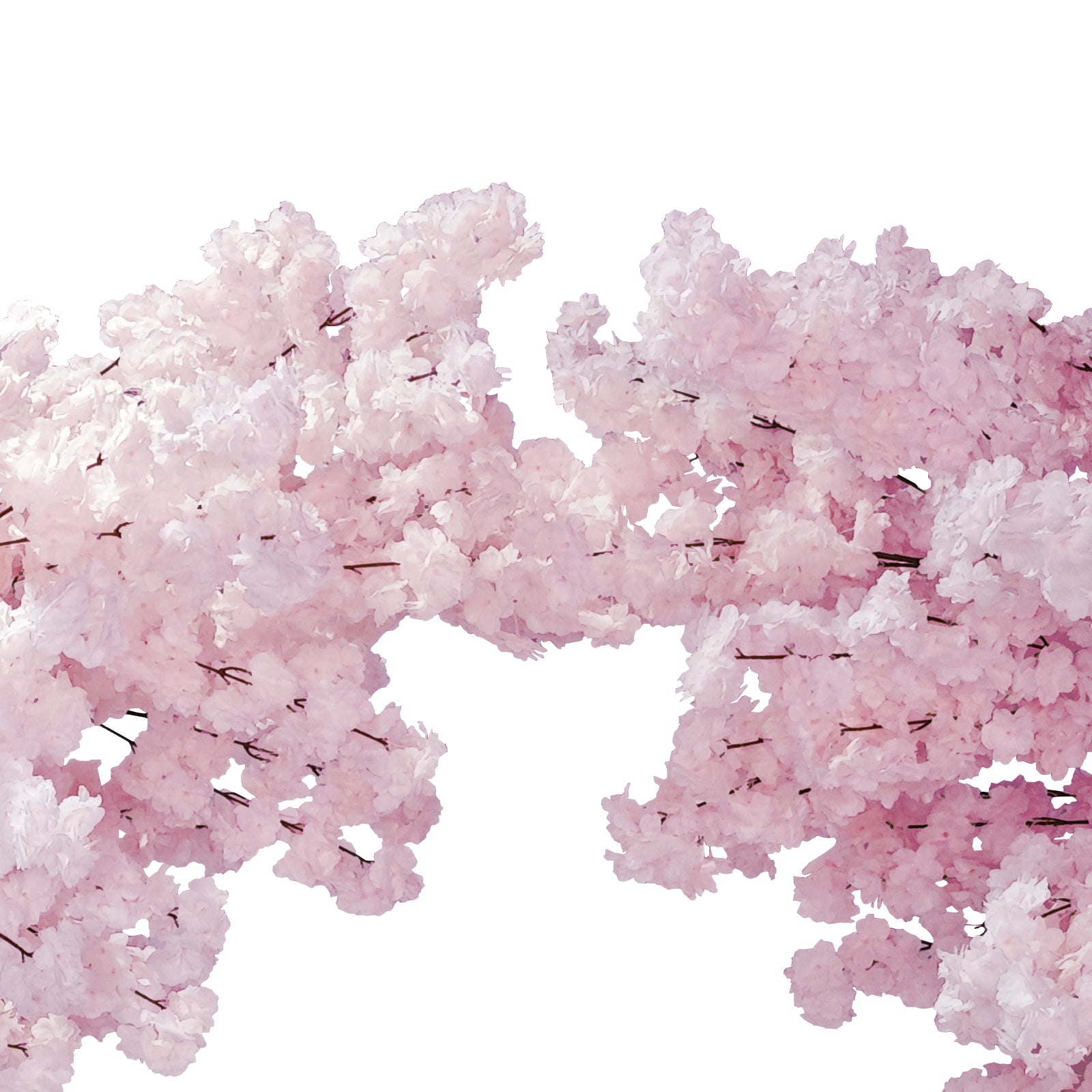 2 Pack 9.5ft Pink Cherry Blossom Wedding Arch Backdrop for Outdoor Ceremony, Garden Party, Photo Booth Decor & Bridal Shower Background
