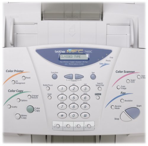 Brother MFC 7400C All-in-One Color Inkjet Photo Printer for Home & Office - Print, Scan, Copy & Fax with High-Quality Photo Printing