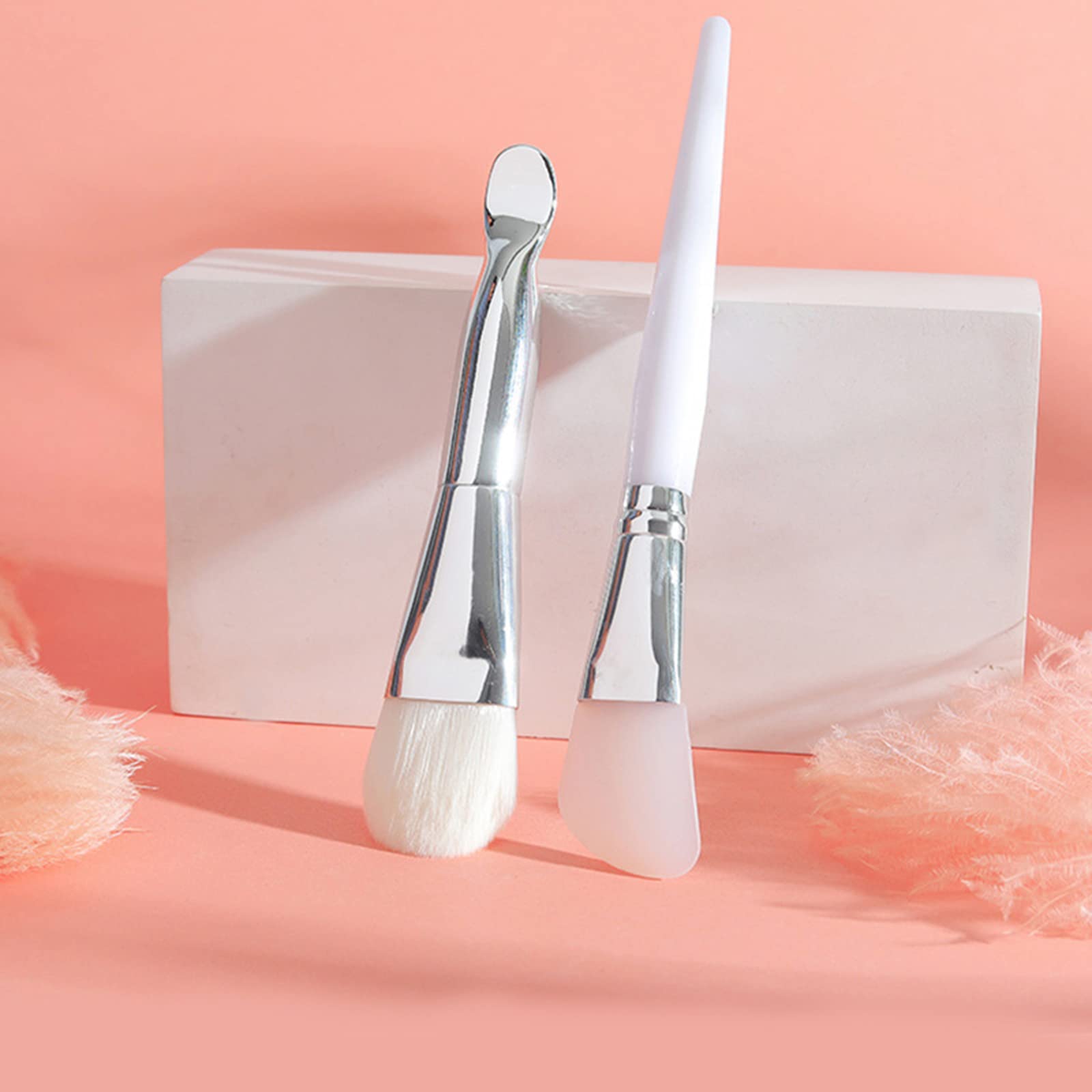 **Silicone Face Mixing Bowl Set with Soft Brushes - Perfect for Makeup, Skincare & DIY Beauty Blending - Ideal for Professional Artists & Home Use**