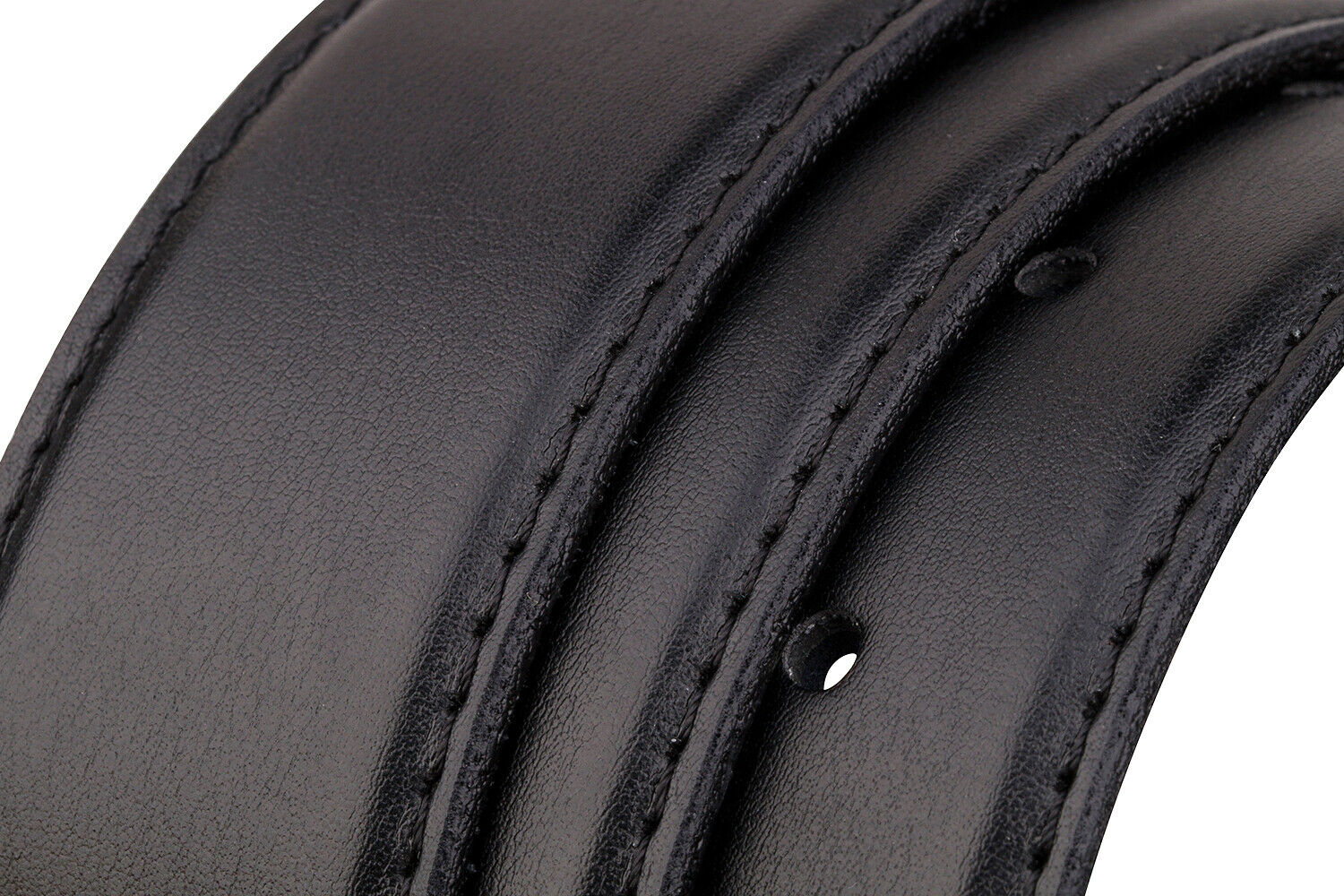 Genuine Black Leather Belt Replacement Strap 35mm for Ferragamo | Premium Stitched Designer Belt | Perfect for Business, Casual & Formal Outfits