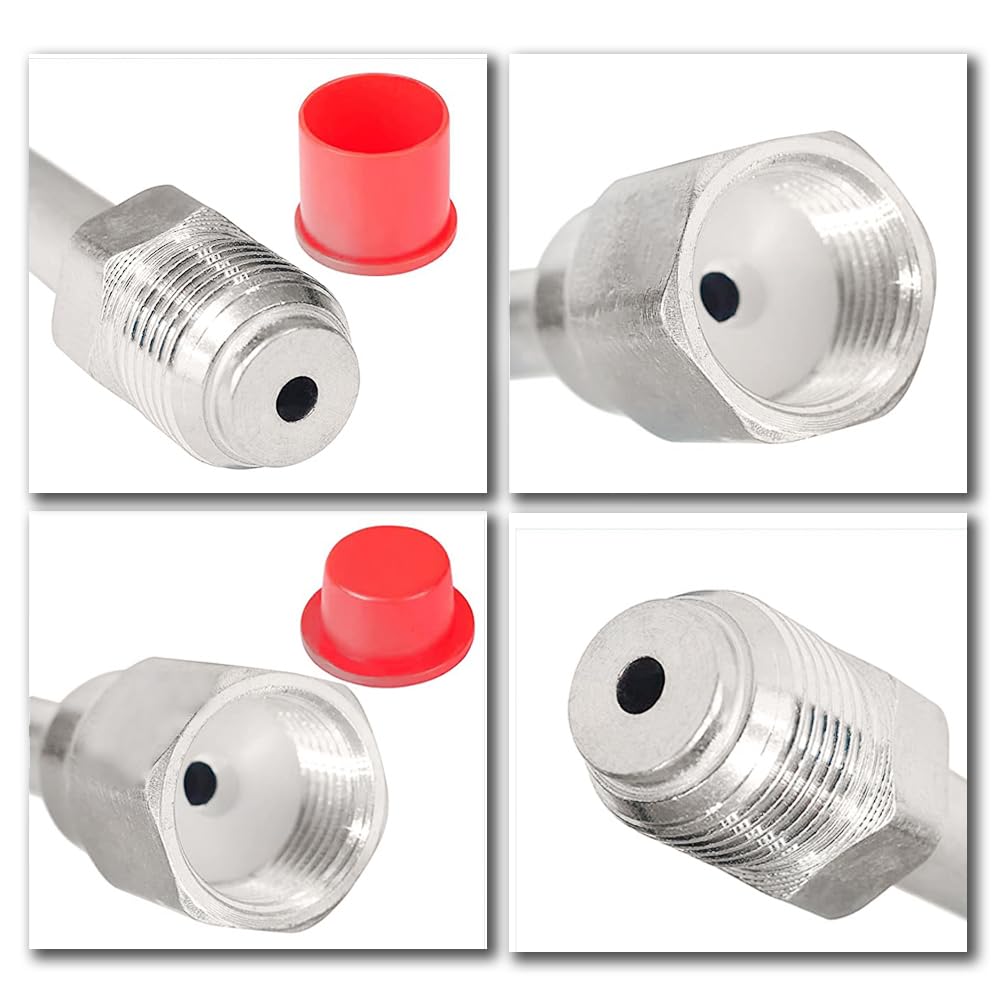 **59 Inch Airless Paint Sprayer Tip Extension Pole with Red Guard - Professional Paint Spray Gun for Walls, Ceilings & Exterior Surfaces - Perfect for Home Renovation & DIY Projects**