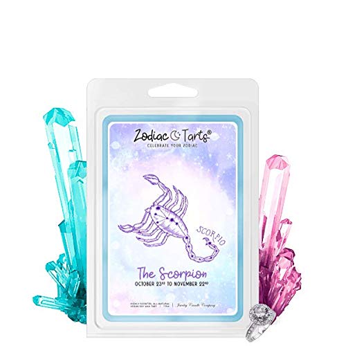 Scorpio Zodiac Jewelry Candle with Hidden Cash Surprise ($2-$2,500) | Soy Wax Melt for Home Decor & Gift Giving | Romantic Ambiance, Birthday Present, Spa Relaxation