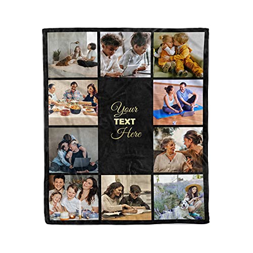 Custom Photo Blanket (10 Photos)- 07
