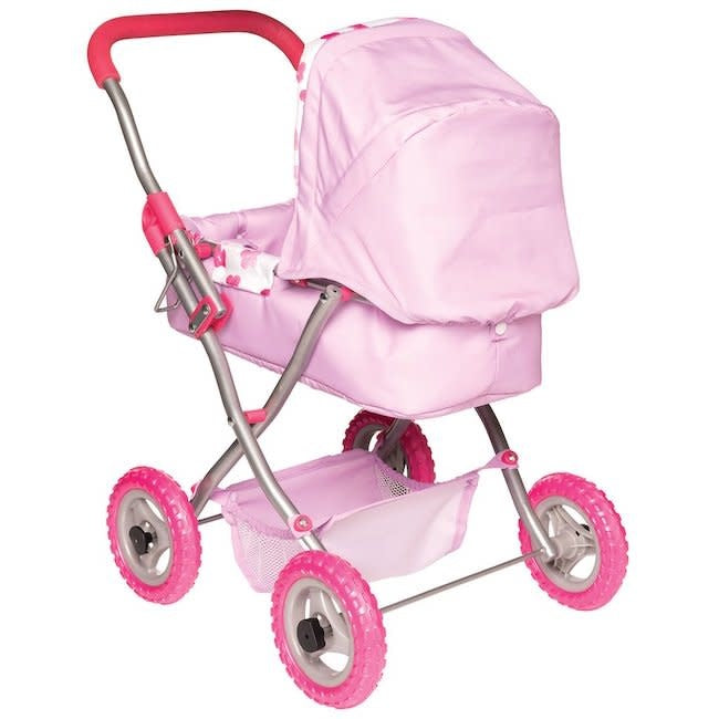 Manhattan Toy Stella Collection Buggy - Adorable Plush Stroller for Baby Dolls | Perfect for Imaginative Play, Gift for Toddlers & Kids | Great for Indoor & Outdoor Pretend Play