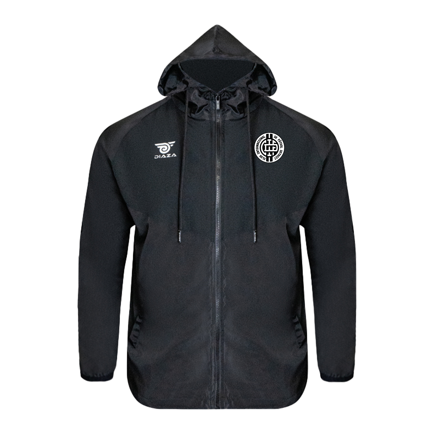 Inter Detroit Shadow Windrunner - Lightweight Running Jacket for Men & Women - Perfect for Outdoor Jogging, Hiking & Fitness Training