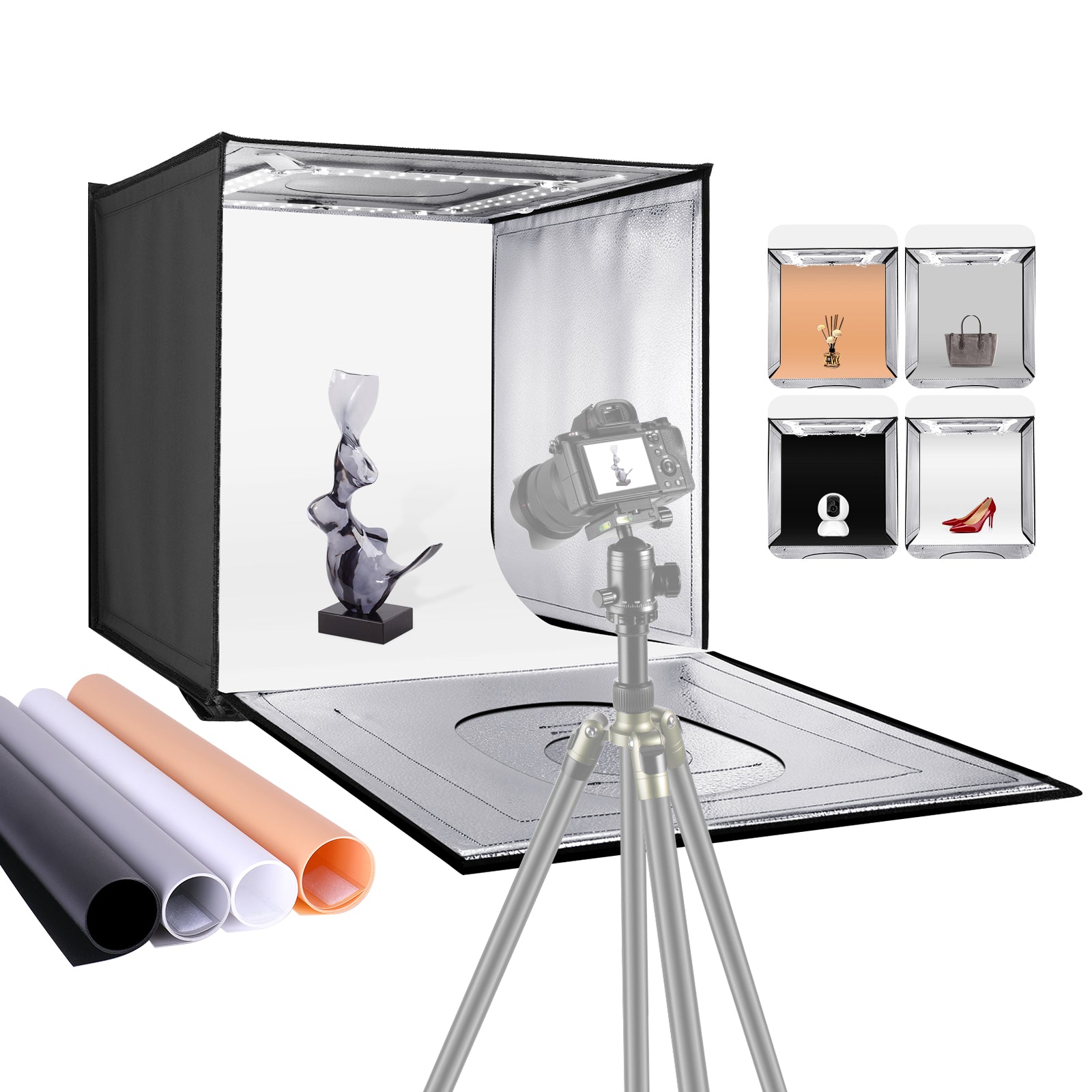 NEEWER 40cm Portable Photo Studio Light Tent - Perfect for Product Photography, Jewelry, Small Items & Amazon Listings