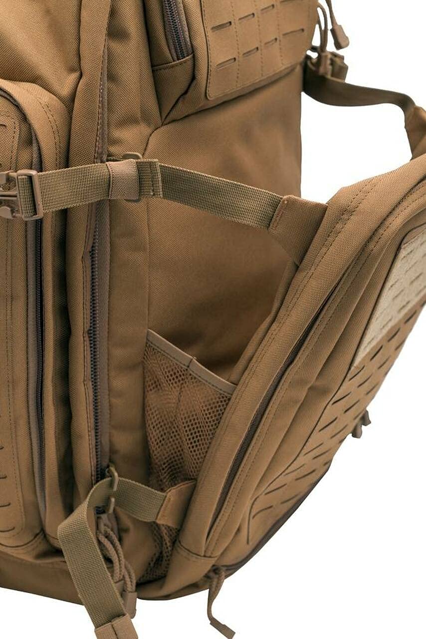 LAPG Atlas 72 Hour Tactical Backpack for Men & Women - Large MOLLE System Military Backpack for Hiking, Hunting & Survival - Durable Bug Out Bag for Outdoor Adventures & Emergency Preparedness - Black