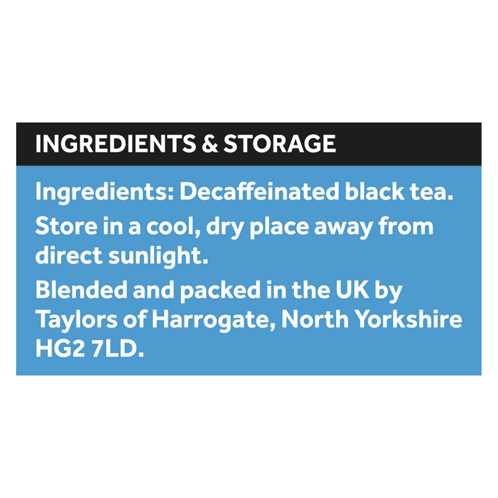 Yorkshire Tea Decaf - 80 Tea Bags | Caffeine-Free Black Tea | Perfect for Evening Relaxation & Digestive Comfort