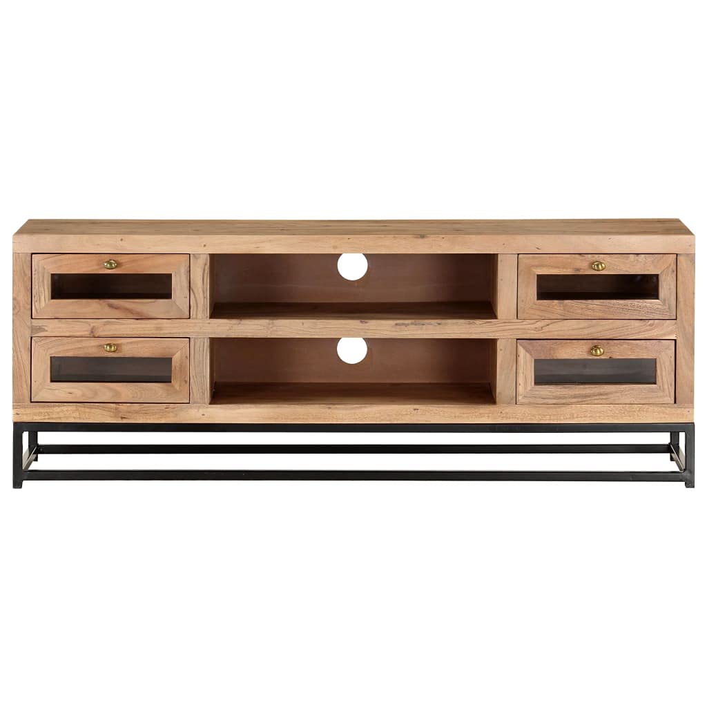 Farmhouse TV Stand with Storage - 43.3