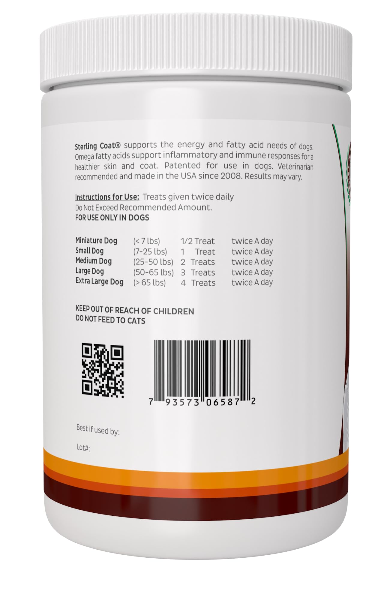 Sterling Coat Dog Skin & Coat Treatment - Soothes Itching, Dryness & Allergies - for Dogs with Sensitive Skin - Perfect for Grooming & Allergy Relief