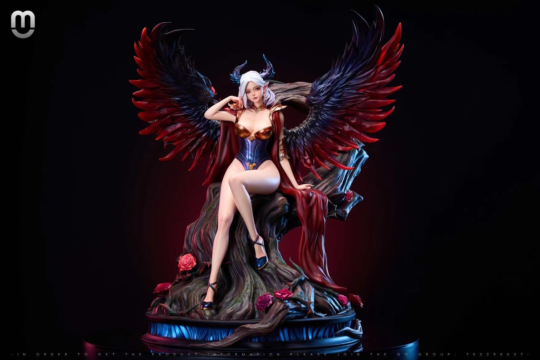 MU Studio Flame Demon Judy OC - Anime Figure Collectible for Display & Cosplay | Perfect for Anime Fans & Home Decor