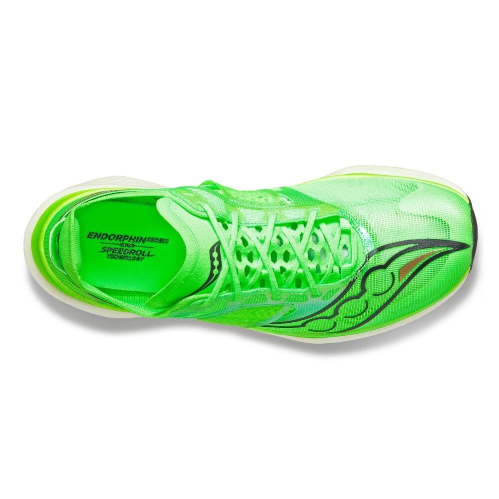 Saucony Men's Endorphin Elite Running Shoes - Lightweight Carbon Fiber Racing Sneakers for Marathon & Road Running | Perfect for Competitive Runners & Speed Training