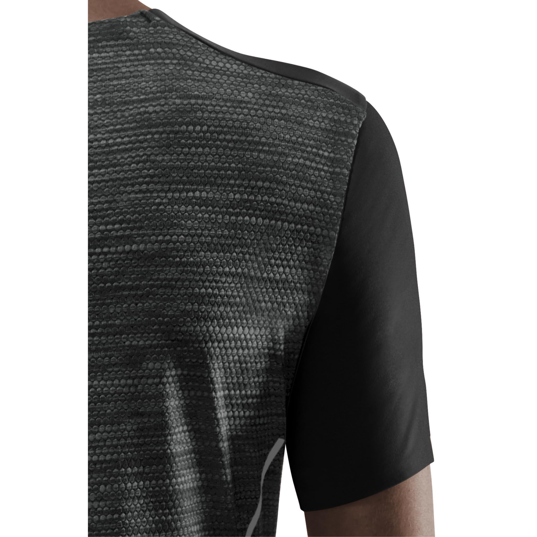 CEP Women's Running Shirt - Breathable Short Sleeve Workout Top for Women | Perfect for Jogging, Gym & Outdoor Activities | Black