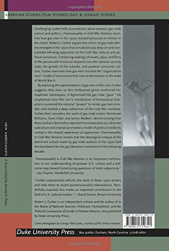 Homosexuality in Cold War America: Resistance and the Crisis of Masculinity - Historical LGBTQ+ Studies Book for Academic Research & American Culture Analysis